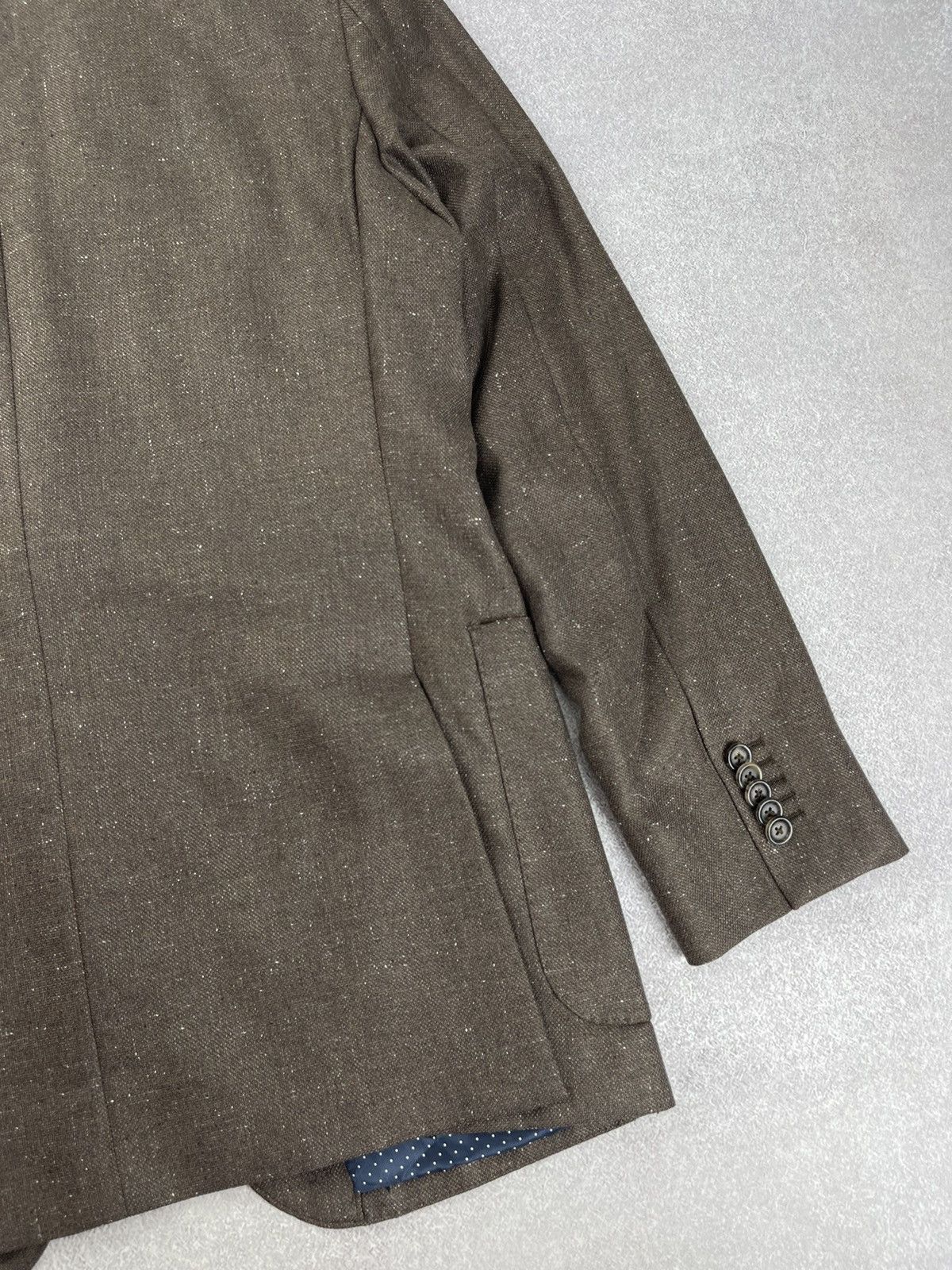 Designer Pelikamo Zurich Silk/Wool Blazer Jacket Men’s Size US M / EU 48-50 / 2 - 13 Thumbnail