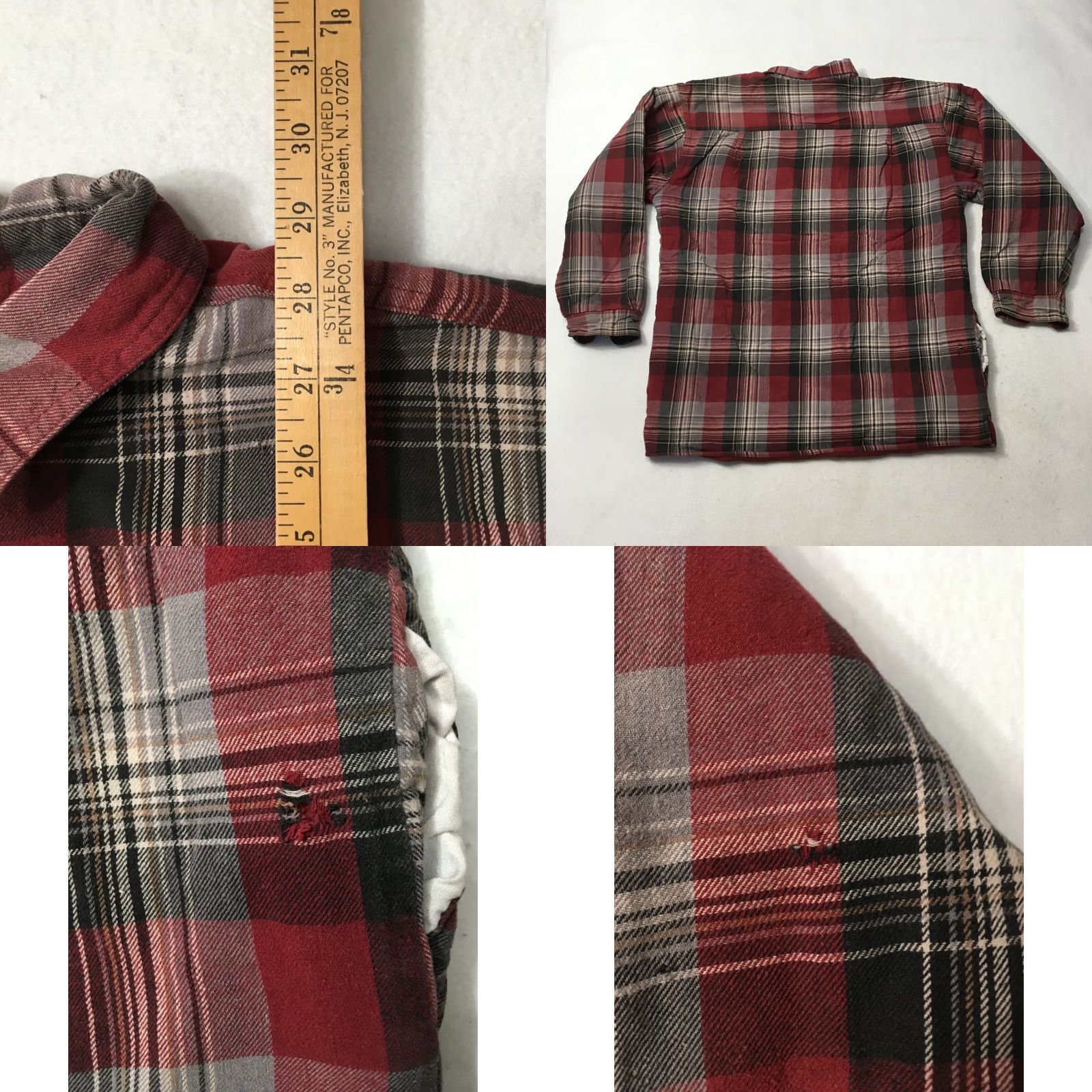 Vintage Wolverine Flannel Shirt Mens large red Plaid Heavyweight Long Sleeve Work Size US L / EU 52-54 / 3 - 8 Thumbnail