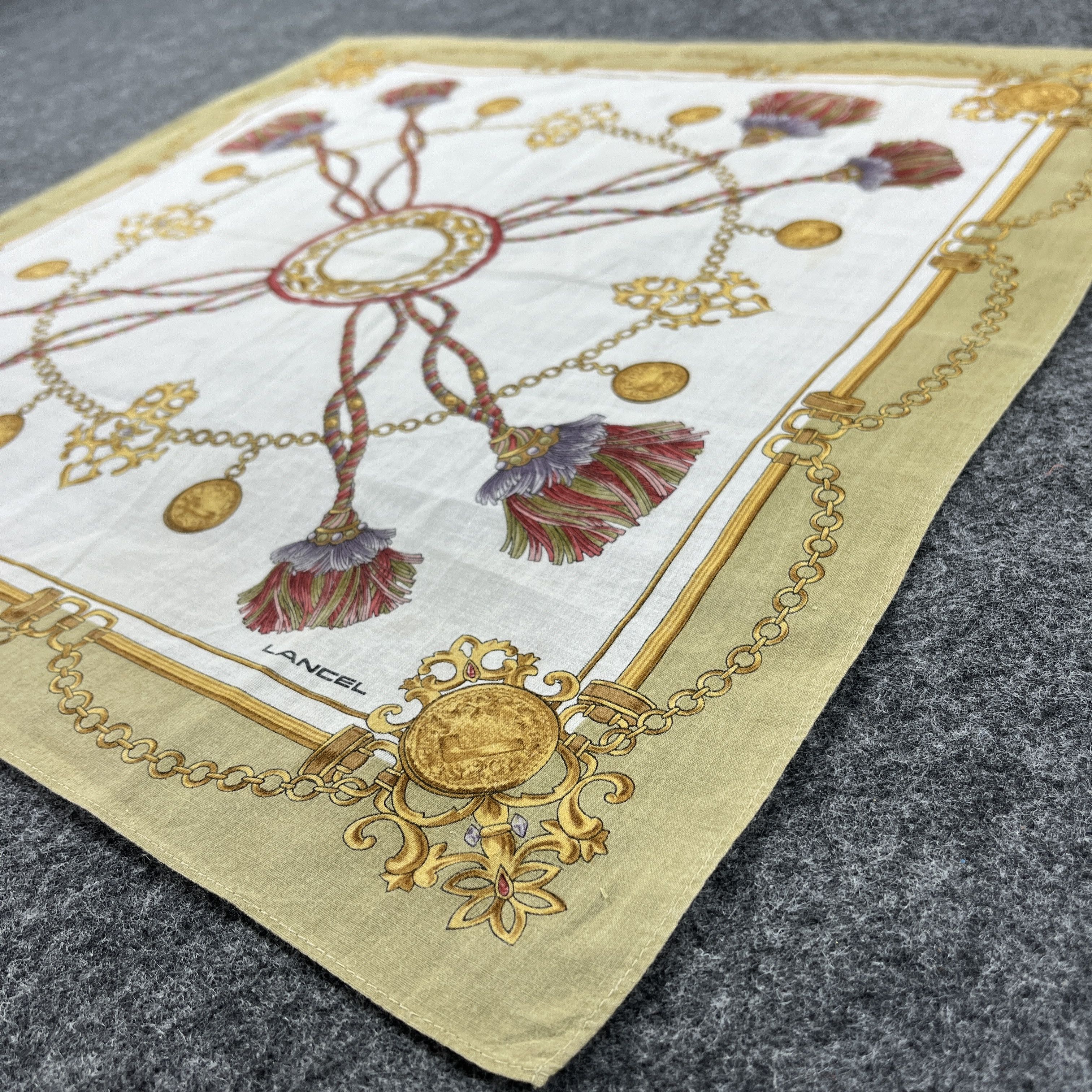Lancel Lancel Handkerchief / Bandana / Neckerchief B289 Size ONE SIZE - 4 Thumbnail