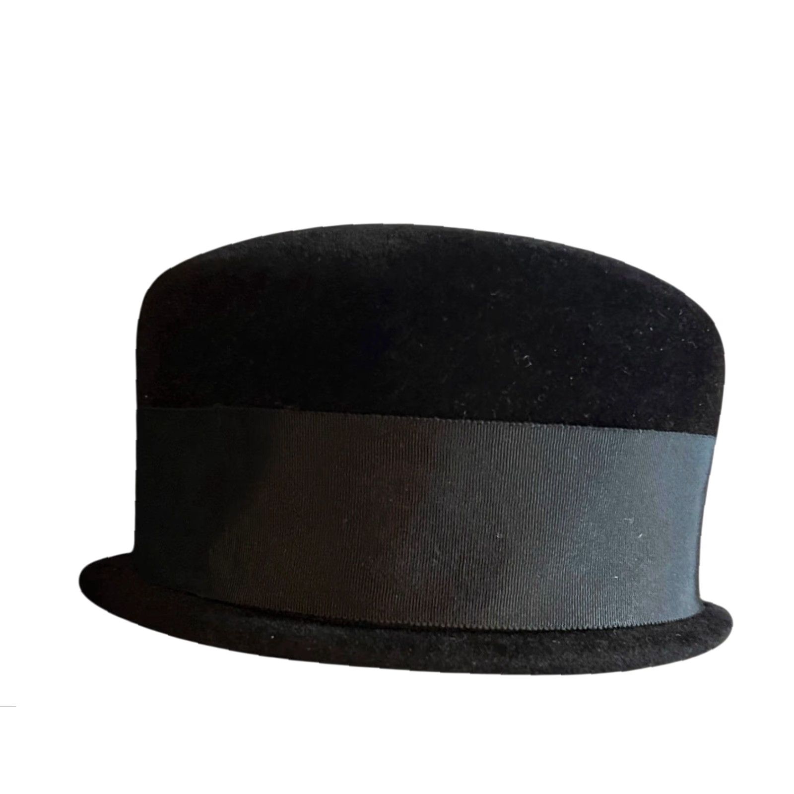Vintage VINTAGE Body Church Hat Women Black Bow Made In France Kentucky Derby One Size Black Womens Church Hat Size ONE SIZE - 4 Thumbnail