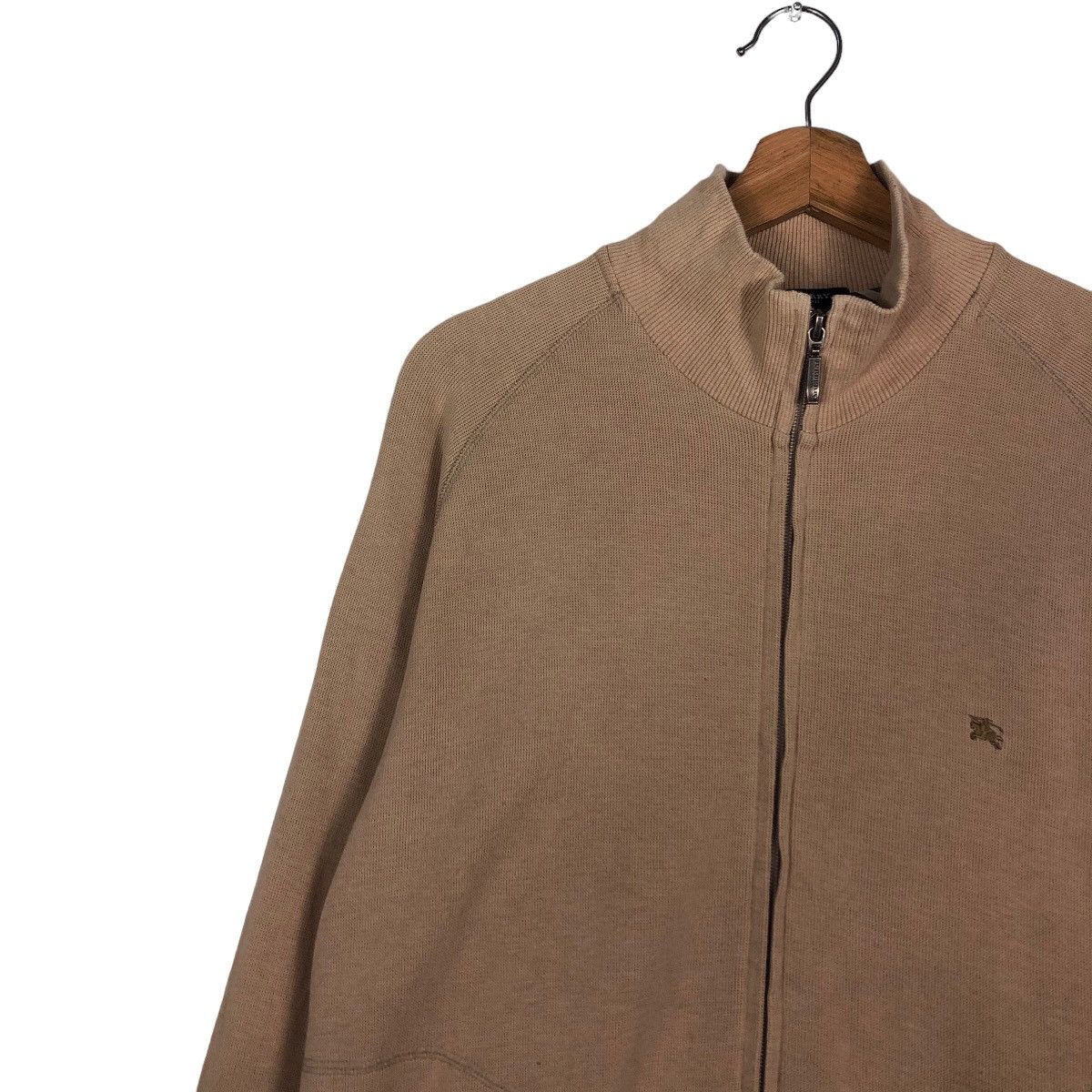 Burberry 🔥Vintage Sweater Jacket Zipper Burberry London Nova Check Size US M / EU 48-50 / 2 - 7 Thumbnail