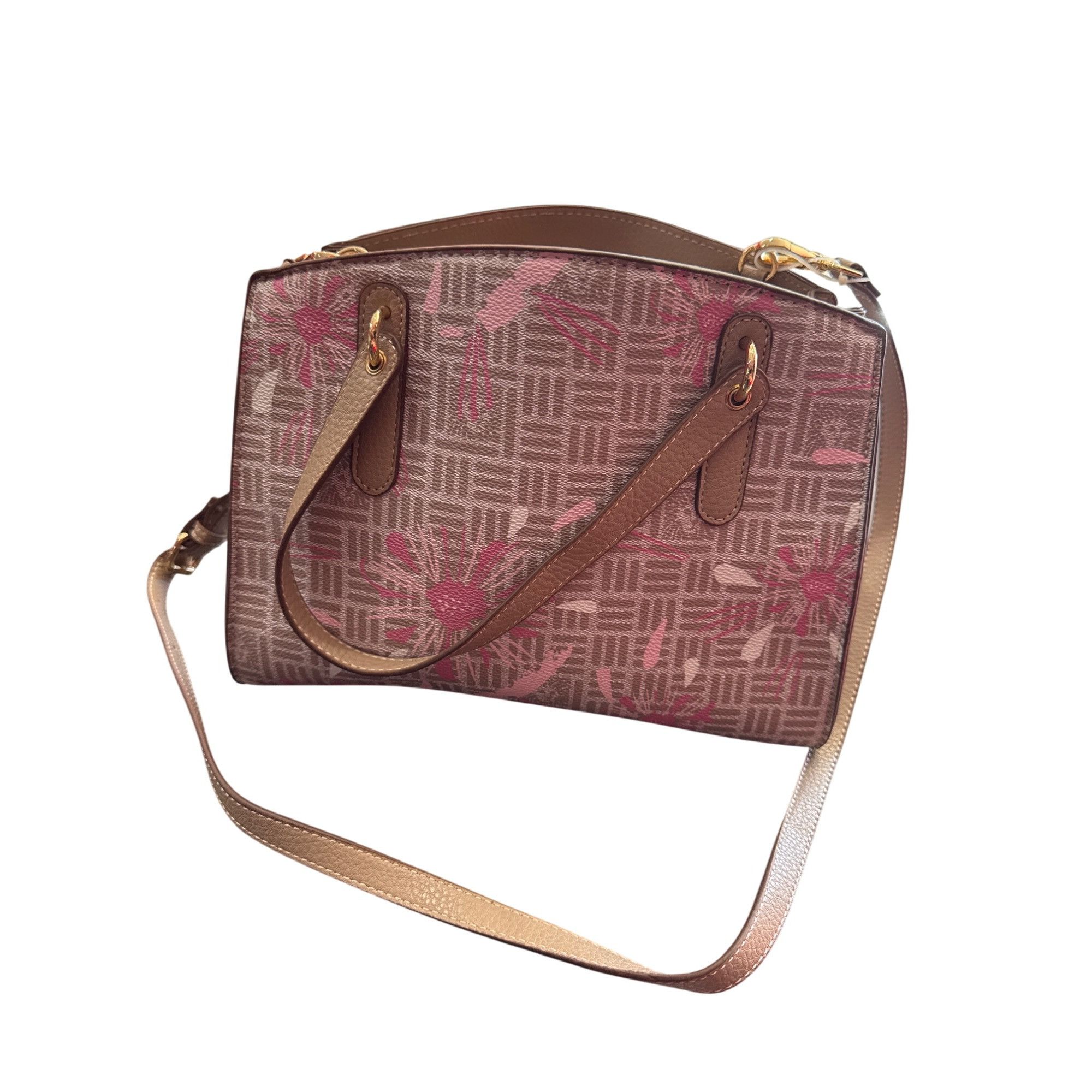 Anne Klein Anne Klein Womens Pink Tan Shoulder Handbag SKU CS7954/31055 Size ONE SIZE - 3 Thumbnail