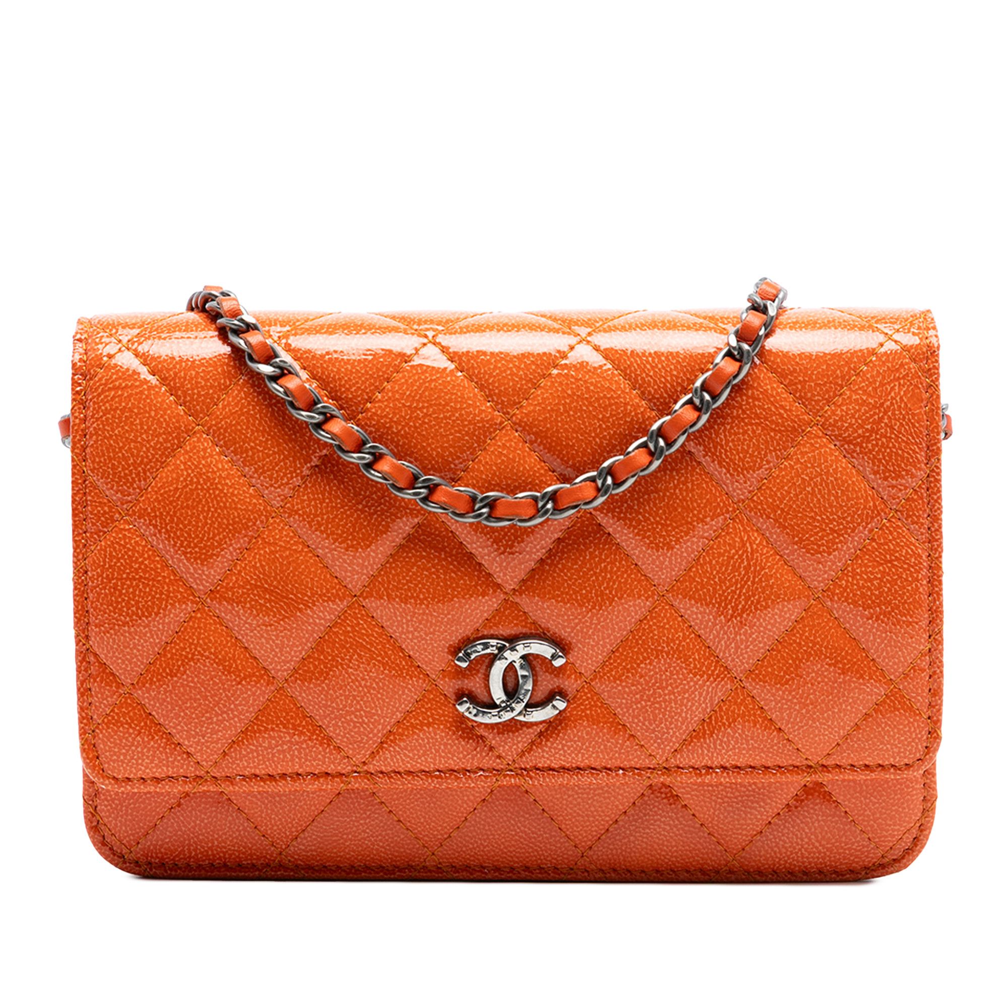 Chanel Chanel Paris Dallas CC Quilted Patent Goatskin Wallet on Chain Size ONE SIZE - 1 Thumbnail