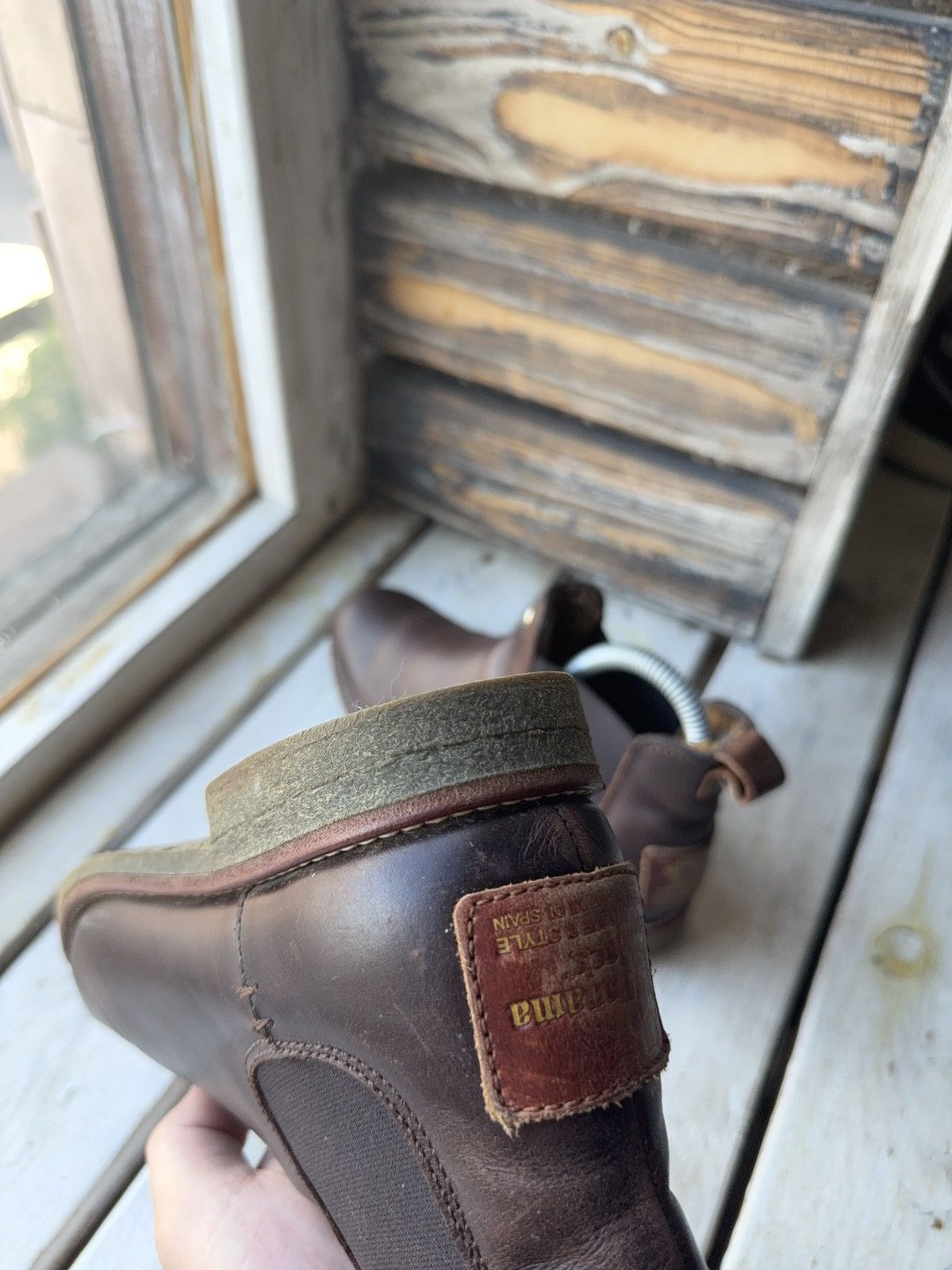 Panama Jack Vintage 00s Panama Jack Men’s Leather Chelsea Boots Brown Size US 5.5 / IT 35.5 - 10 Thumbnail