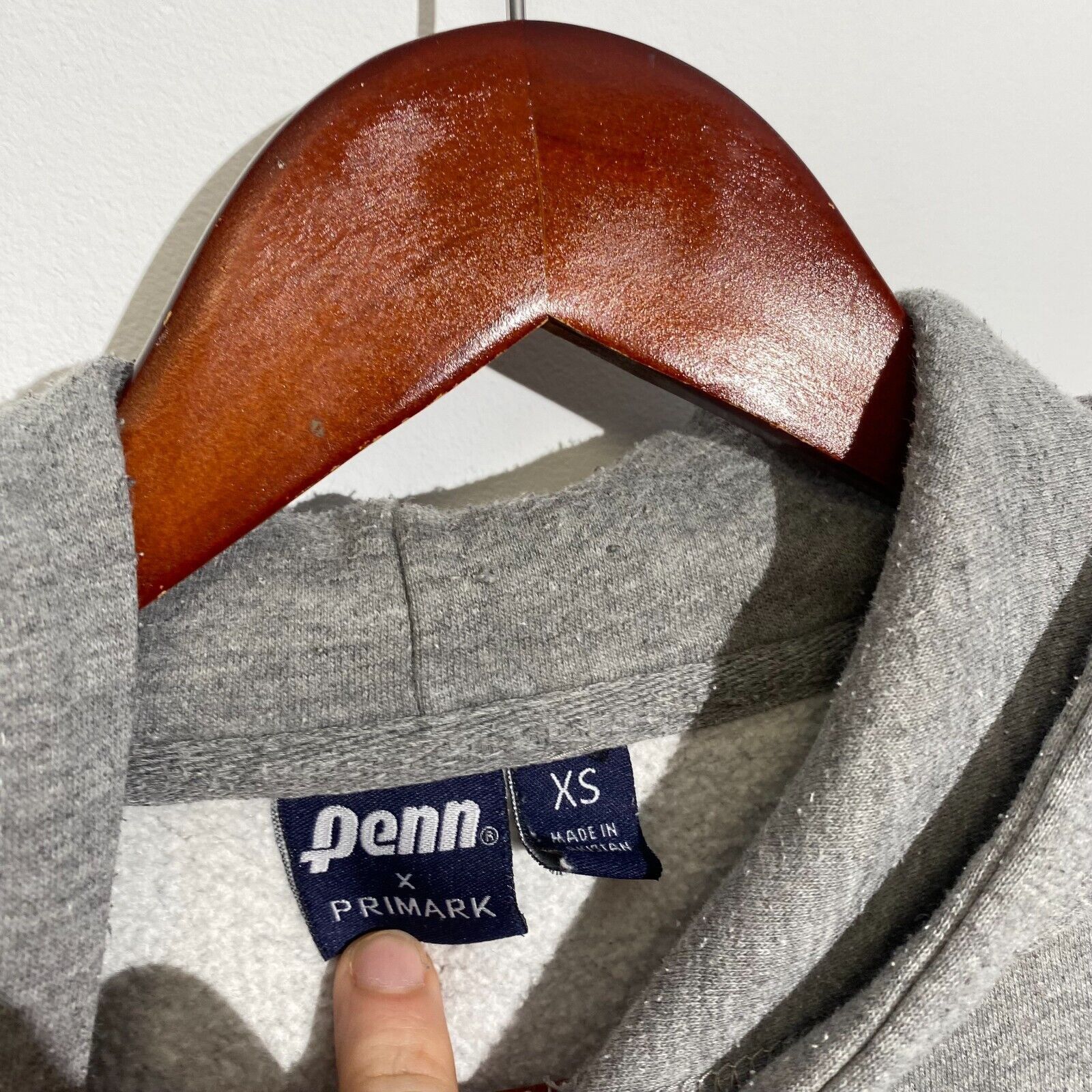 Vintage Vintage Unisex Gray Cotton Hoodie Size XS Washed 90s Regula Size US XS / EU 42 / 0 - 5 Thumbnail