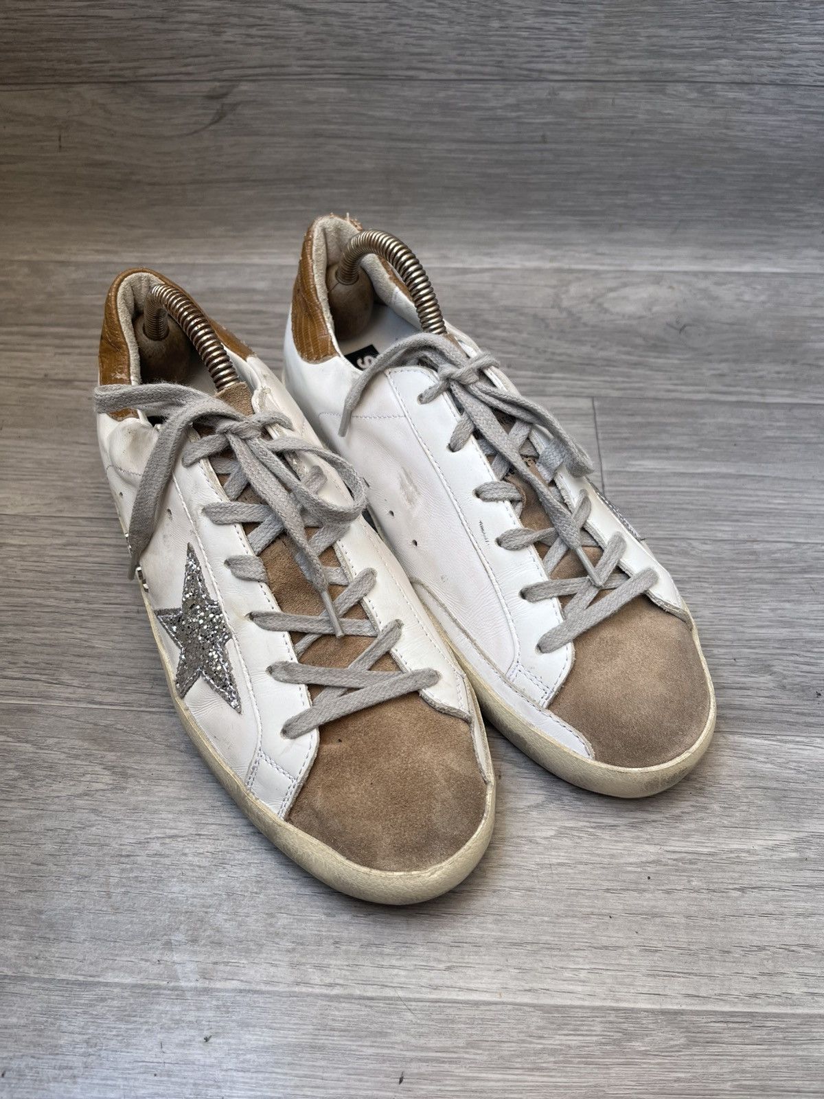 Golden Goose Golden goose superstar low-top distressed sneakers Size US 9 / IT 39 - 7 Thumbnail