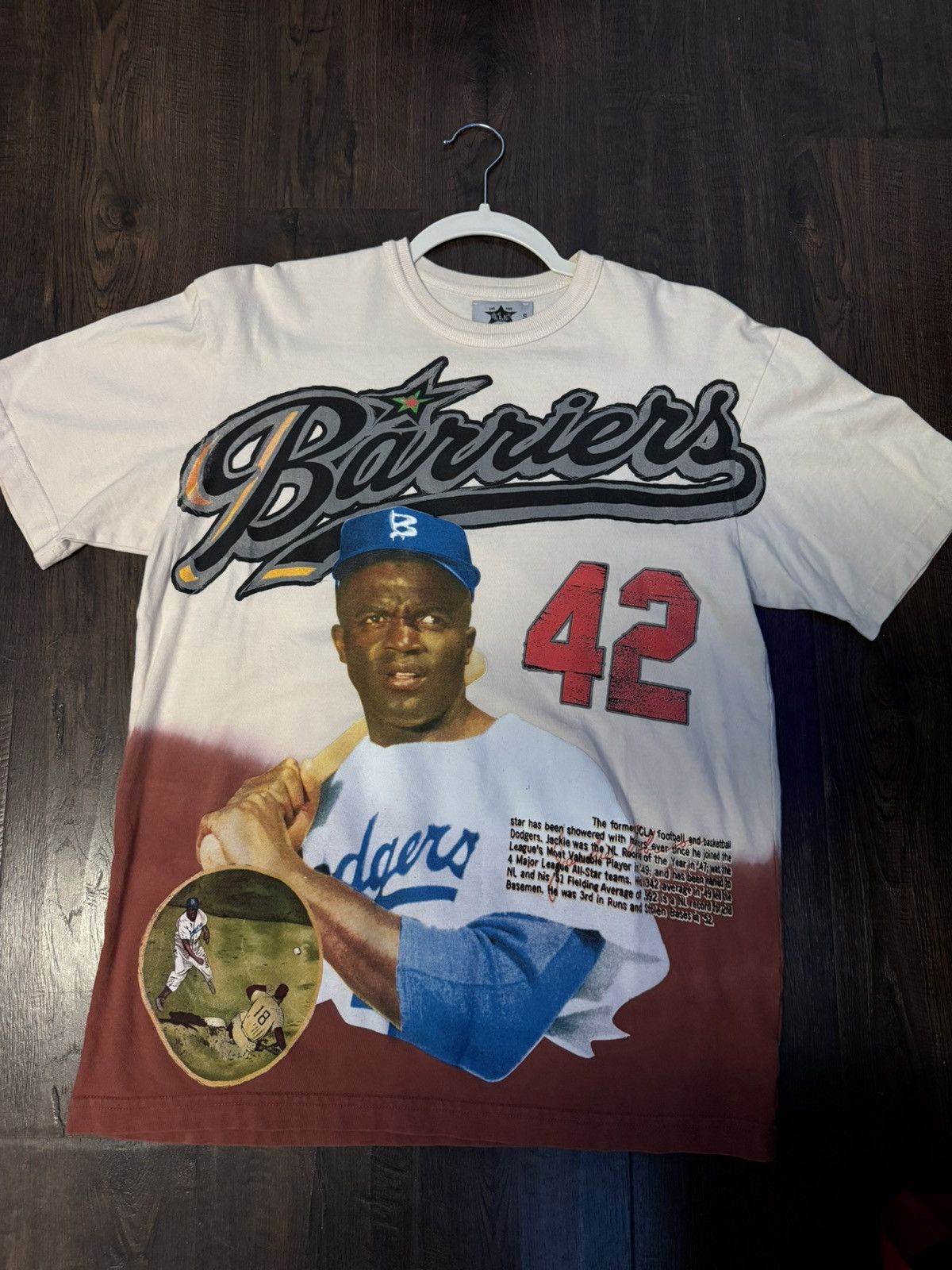 Barriers Barriers “Jackie robinson” T shirt size Small Size US S / EU 44-46 / 1 - 1 Thumbnail