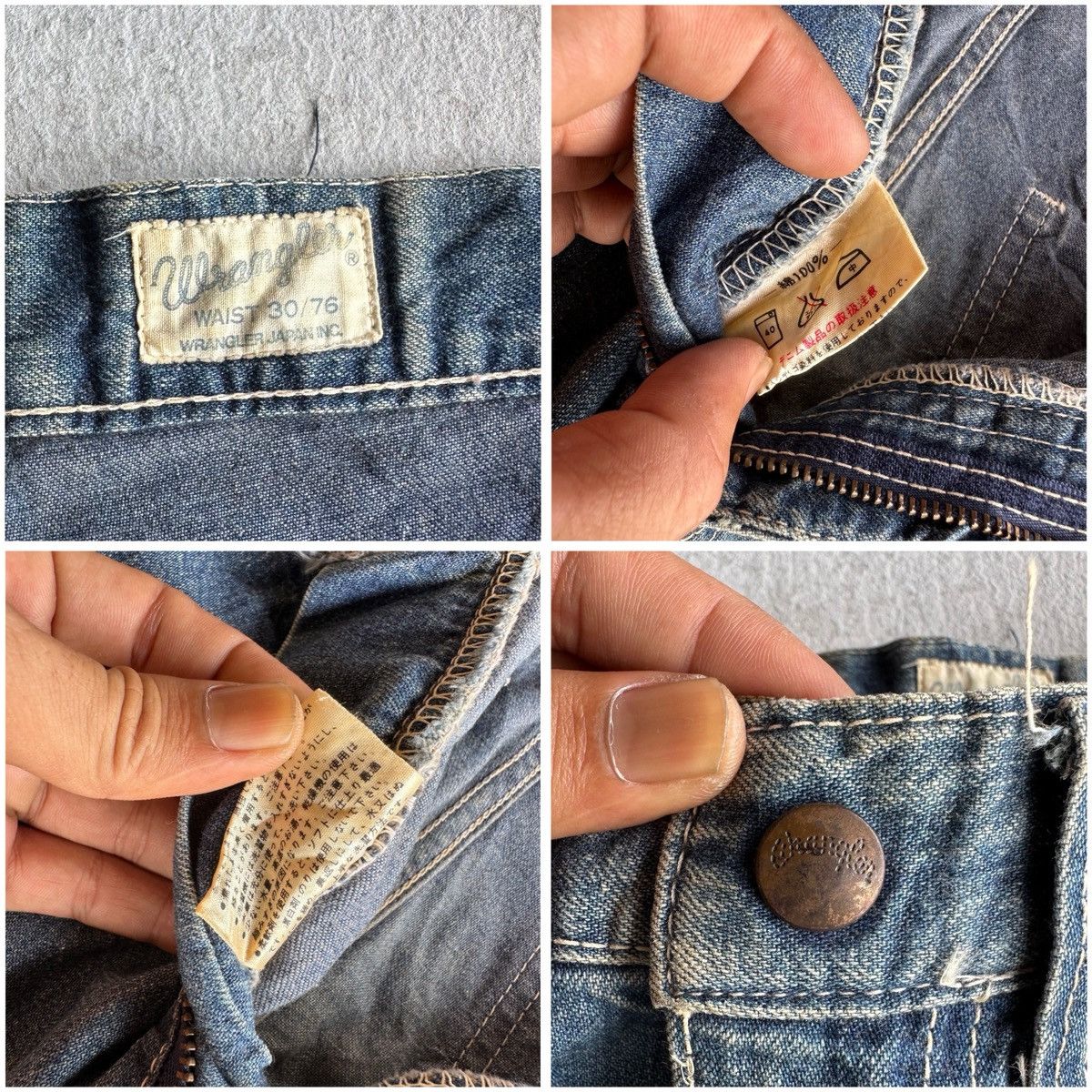 Japanese Brand W29 L32 🔥90’s Vtg WRANGLER Jeans Workwear Rusty Denim Pants Size US 29 - 14 Thumbnail