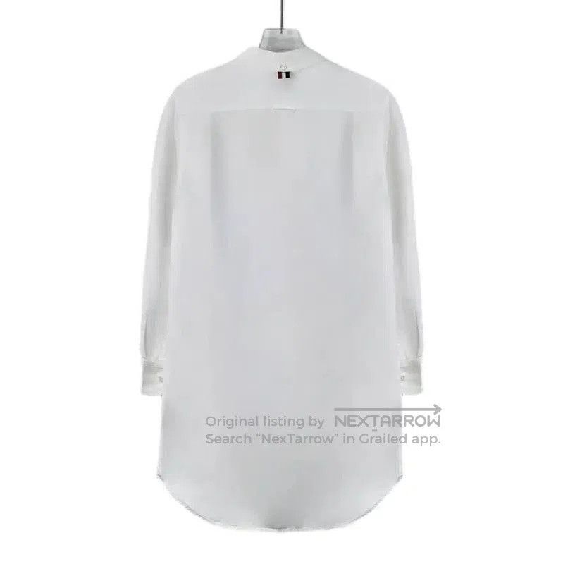 Thom Browne Thom Browne Classic White Cotton Dress . Size M / US 6-8 / IT 42-44 - 2 Thumbnail