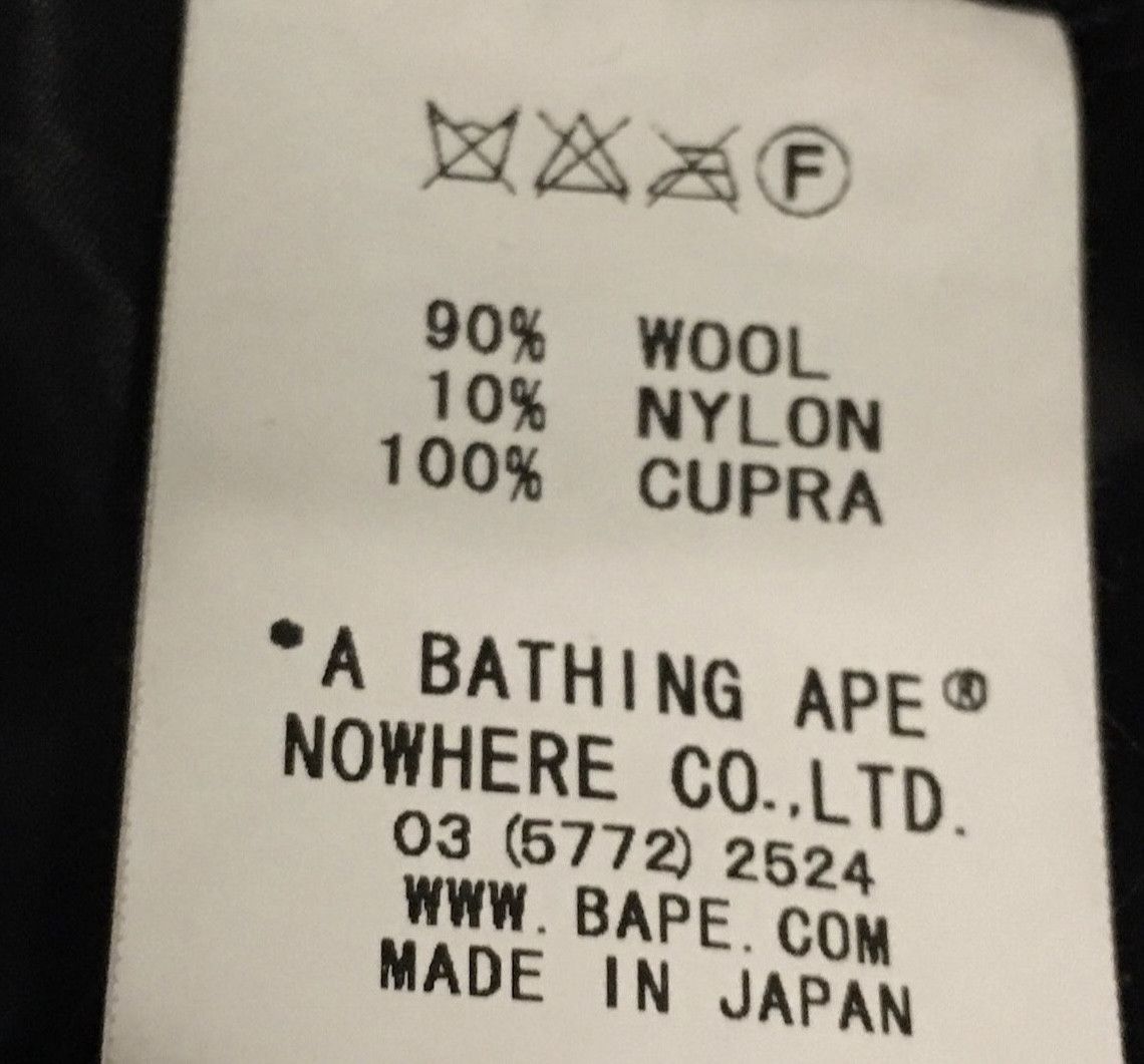 Bape Bape Peacoat bomber jacket coat Size S / US 4 / IT 40 - 5 Thumbnail