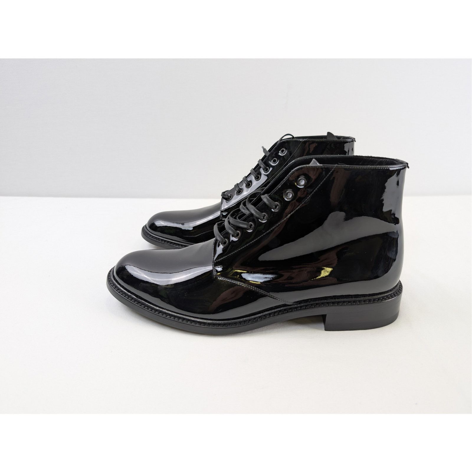 Saint Laurent Paris o1rshd1 Army 20 Lace up Boot in Black Size US 12 / EU 45 - 10 Thumbnail