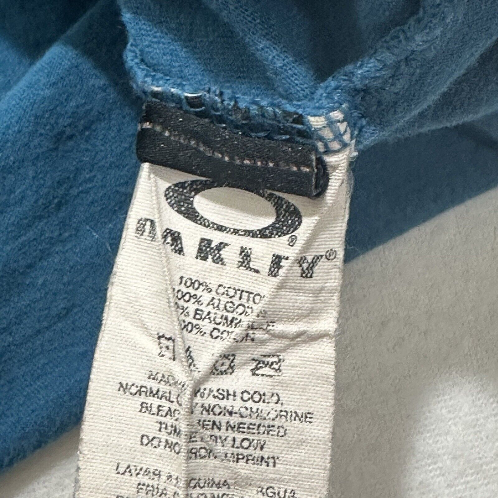 Oakley Oakley Medium Blue Short Sleeve Crewneck Graphic T Shirt Size US M / EU 48-50 / 2 - 6 Thumbnail