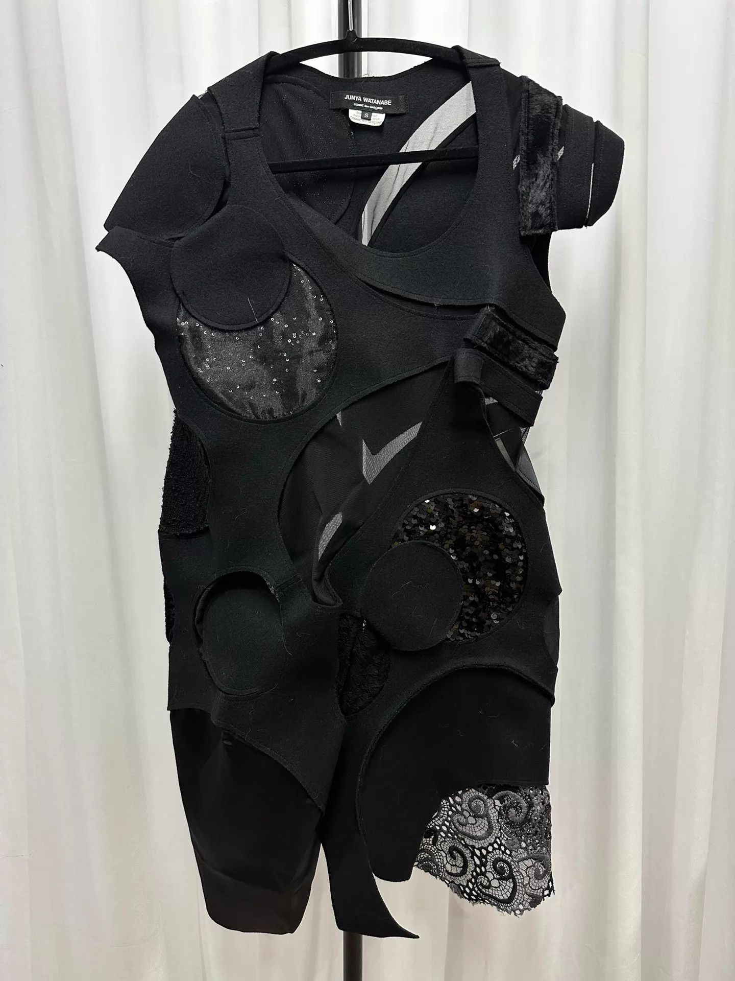 Junya Watanabe Junya Watanabe 14AW Deconstructed Panelled Black Dress Size S Size S / US 4 / IT 40 - 1 Thumbnail