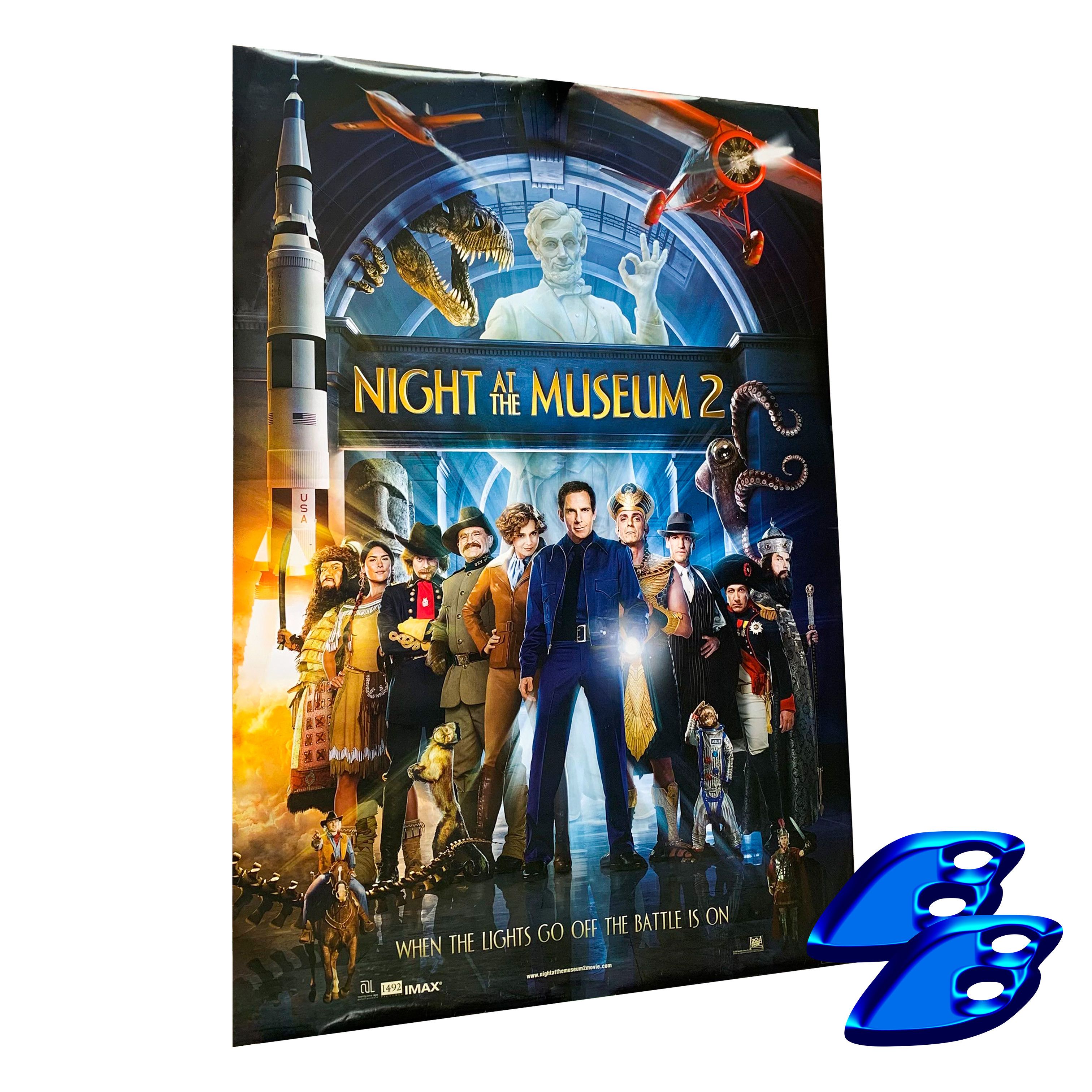 Other NIGHT AT THE MUSEUM 2 MOVIE CINEMA FLYER POSTER Size ONE SIZE - 1 Thumbnail
