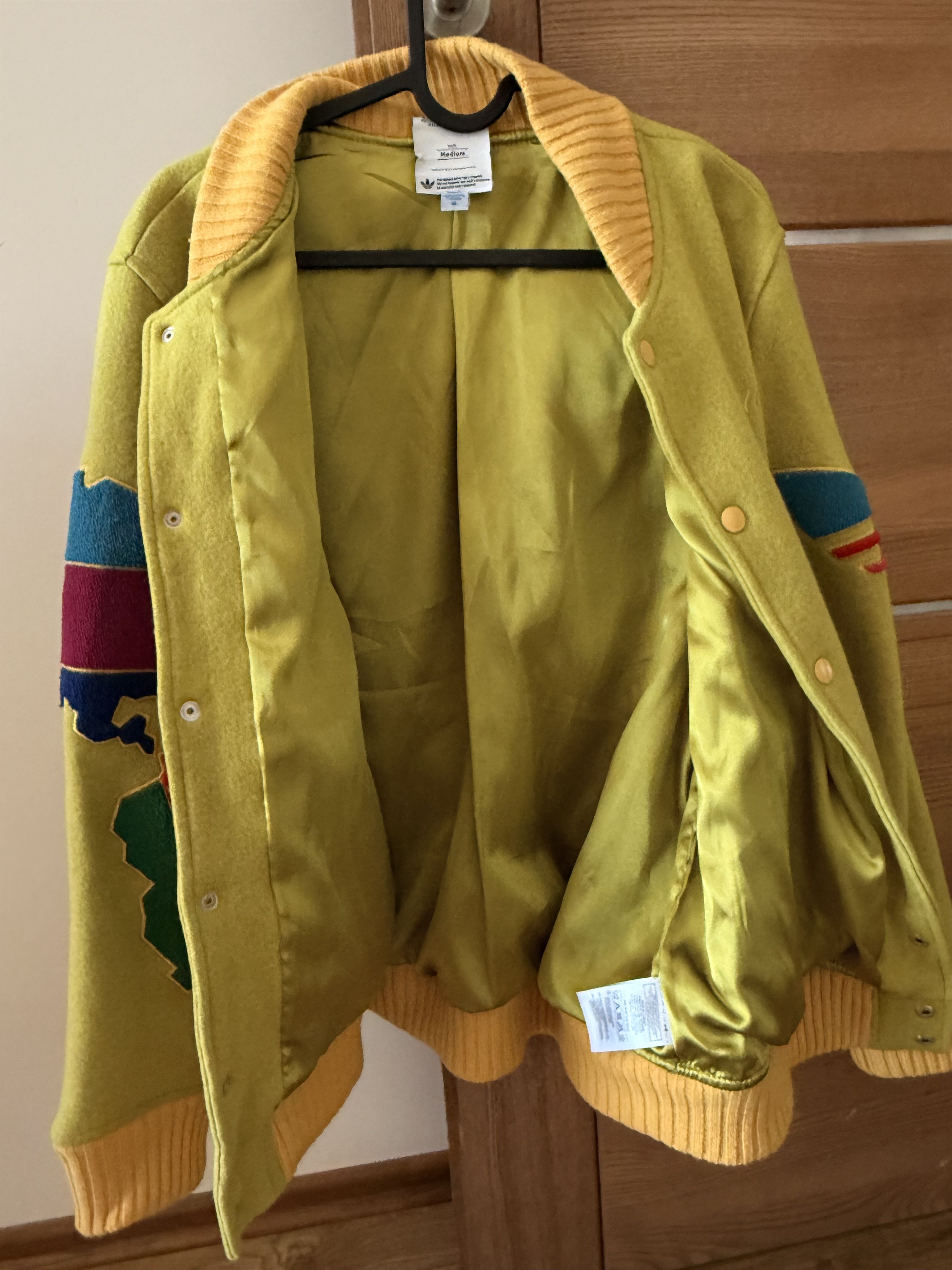 Adidas × Jeremy Scott Jeremy Scott x Adidas Originals Globe Varsity Jacket Size US M / EU 48-50 / 2 - 6 Thumbnail