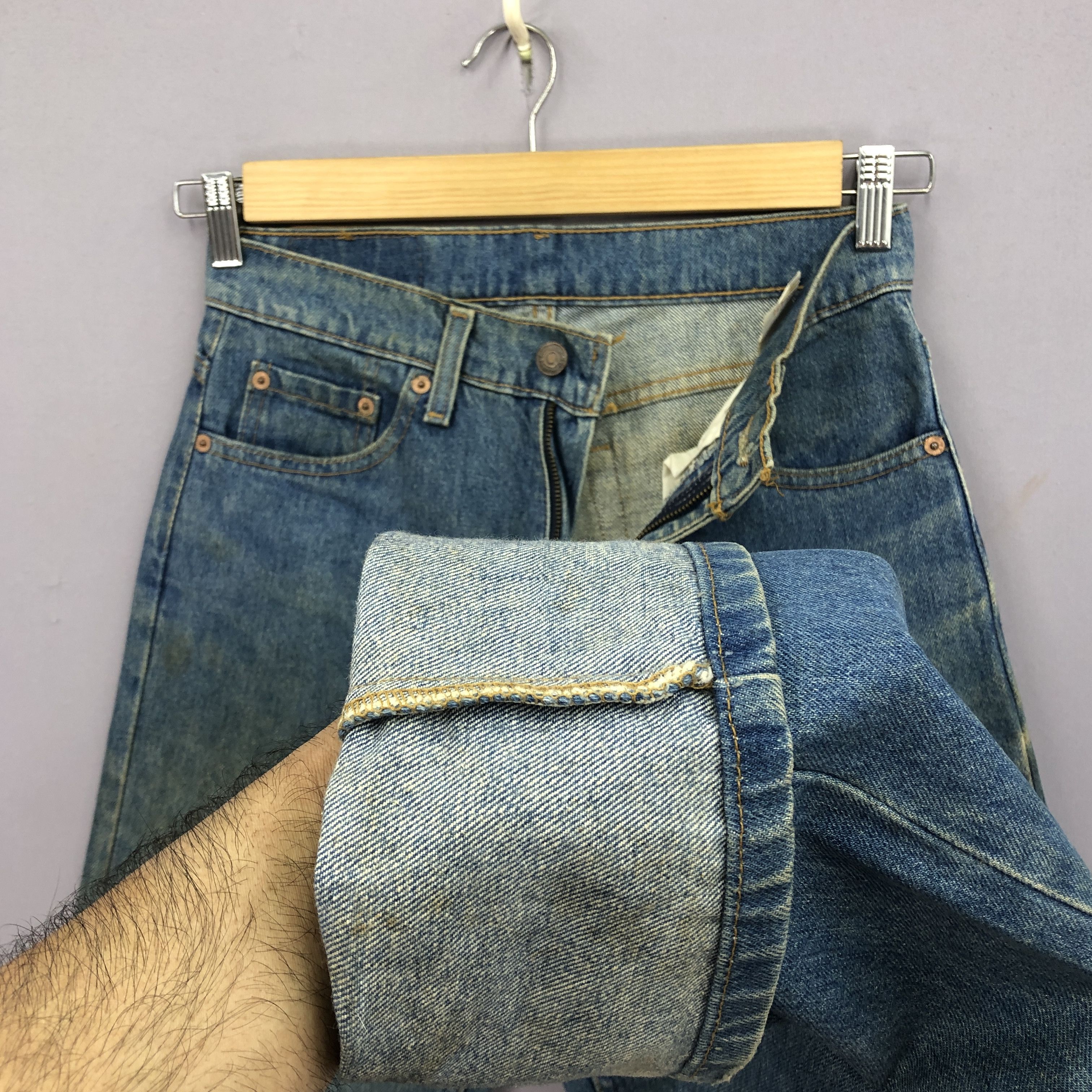 Levi's Vintage 90s Levis 520 Jeans Faded Levi's Mudwash Denim Size 26" / US 2 / IT 38 - 8 Thumbnail