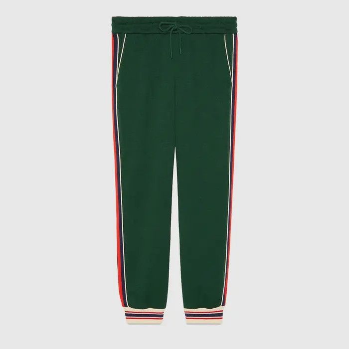 Gucci o1loc1c0326 663569 GG Jacquard Jersey Jogging Pants Size US 36 / EU 52 - 1 Thumbnail