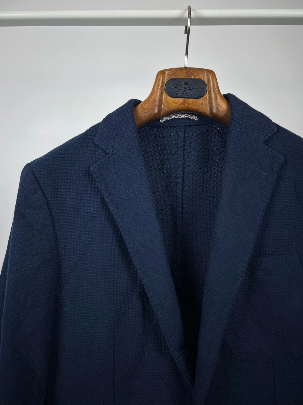Suitsupply Suitsupply Unlined Navy Blue Patch Pocket Blazer Jacket Size 36R - 6 Thumbnail