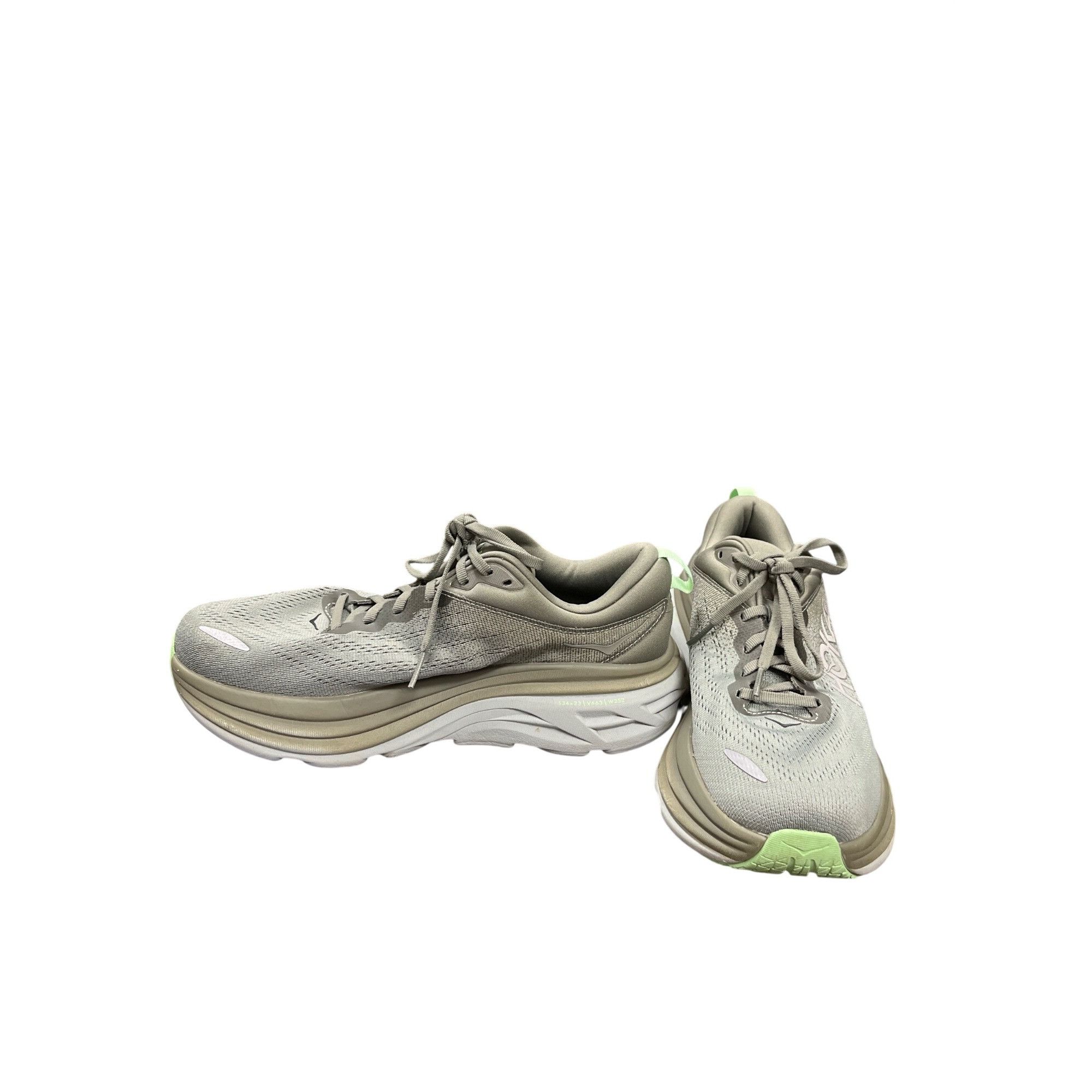 Hoka Hoka Bondi 8 wms gray green casual athletic running sneakers Size US 9 / IT 39 - 2 Thumbnail
