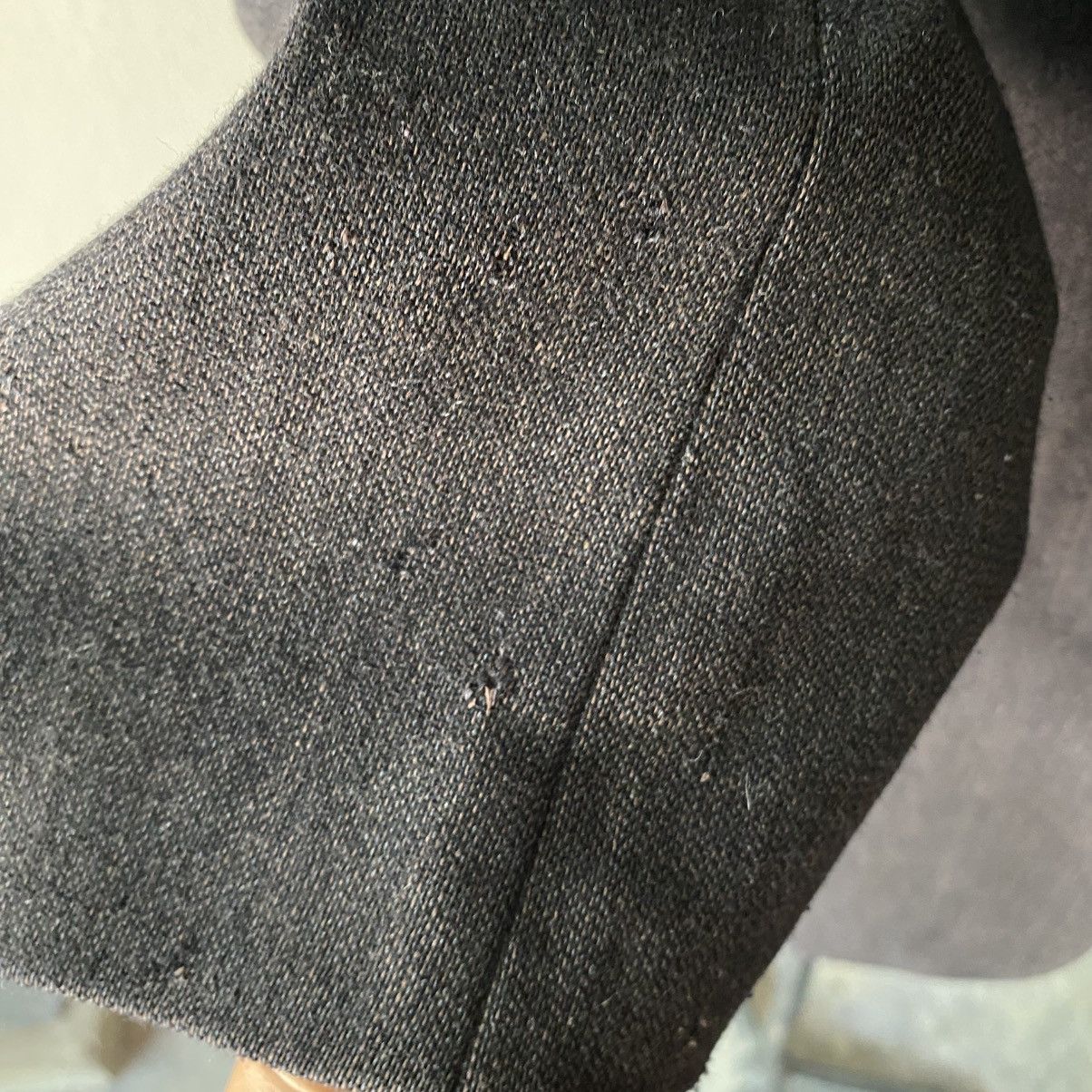 Y's × Yohji Yamamoto Y's for men YOHJI YAMAMOTO Dark Grey Wool Blazer Size 40R - 9 Thumbnail