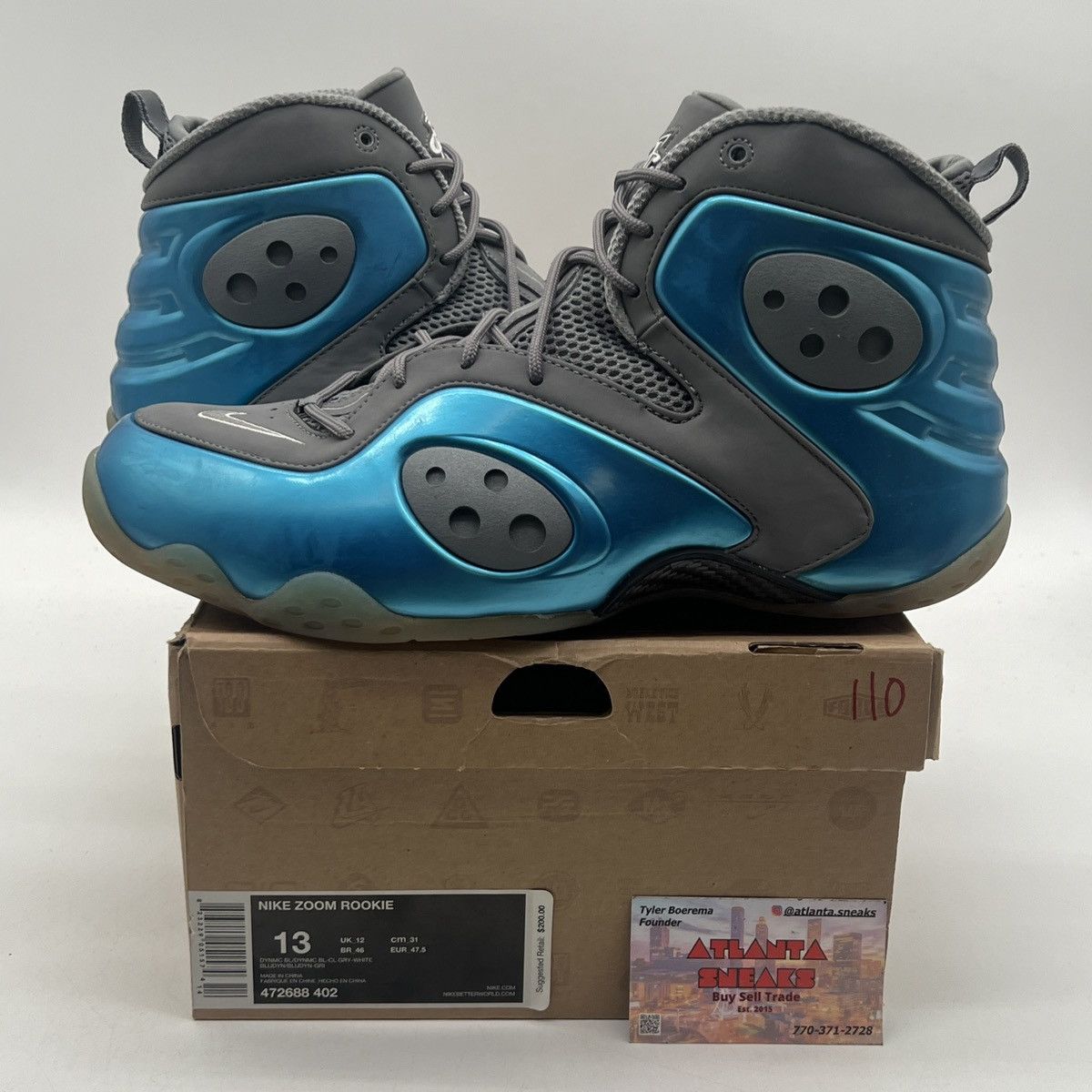 Nike Zoom rookie dynamic blue Size US 13 / EU 46 - 1 Thumbnail