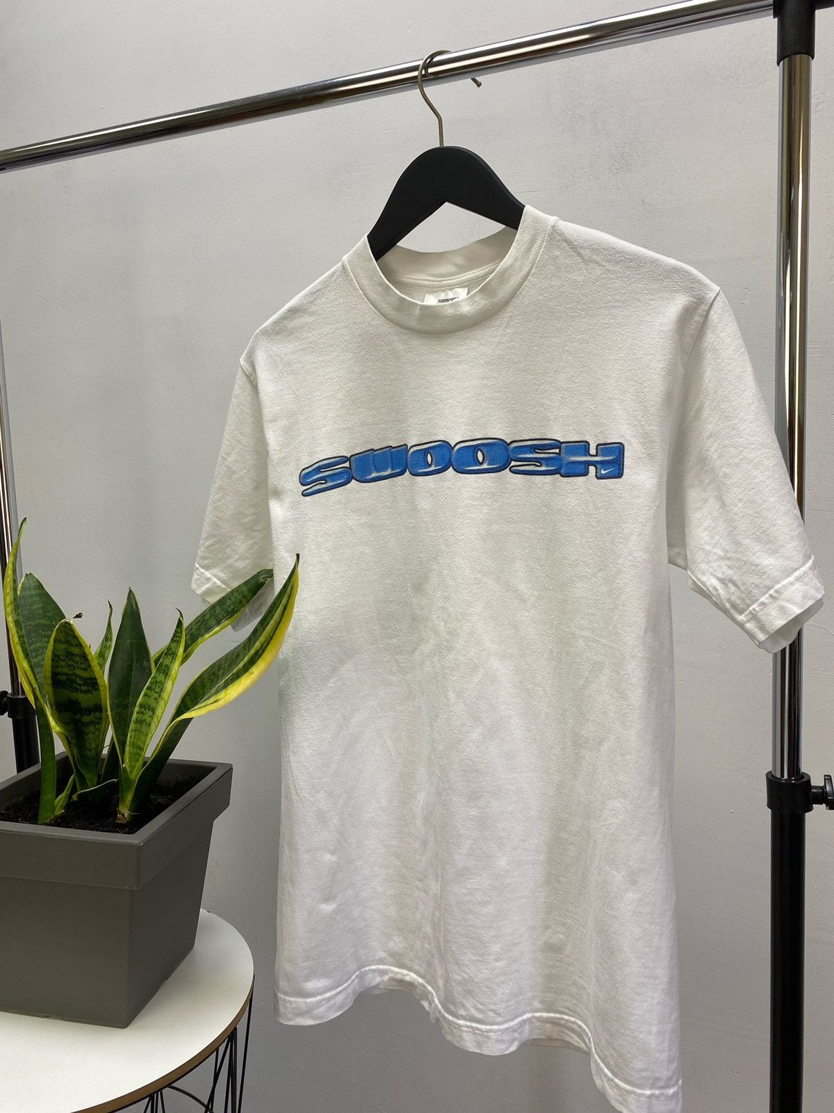 Other 90s Vintage Nike Swoosh Center Logo T-Shirt Size US S / EU 44-46 / 1 - 2 Thumbnail