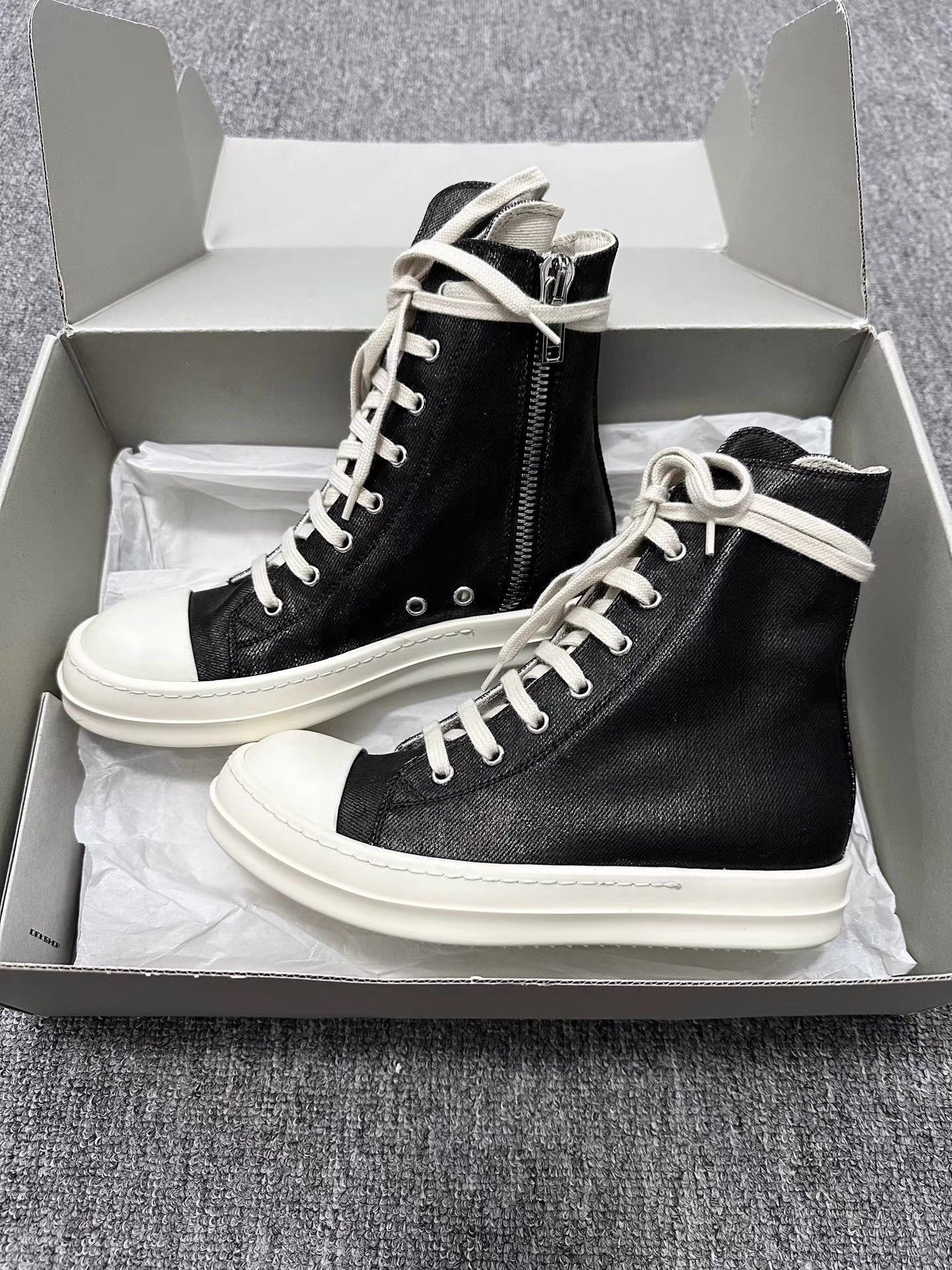 Rick Owens Rick Owens Wax Coated Big Converse K34 Size US 6 / IT 36 - 2 Thumbnail