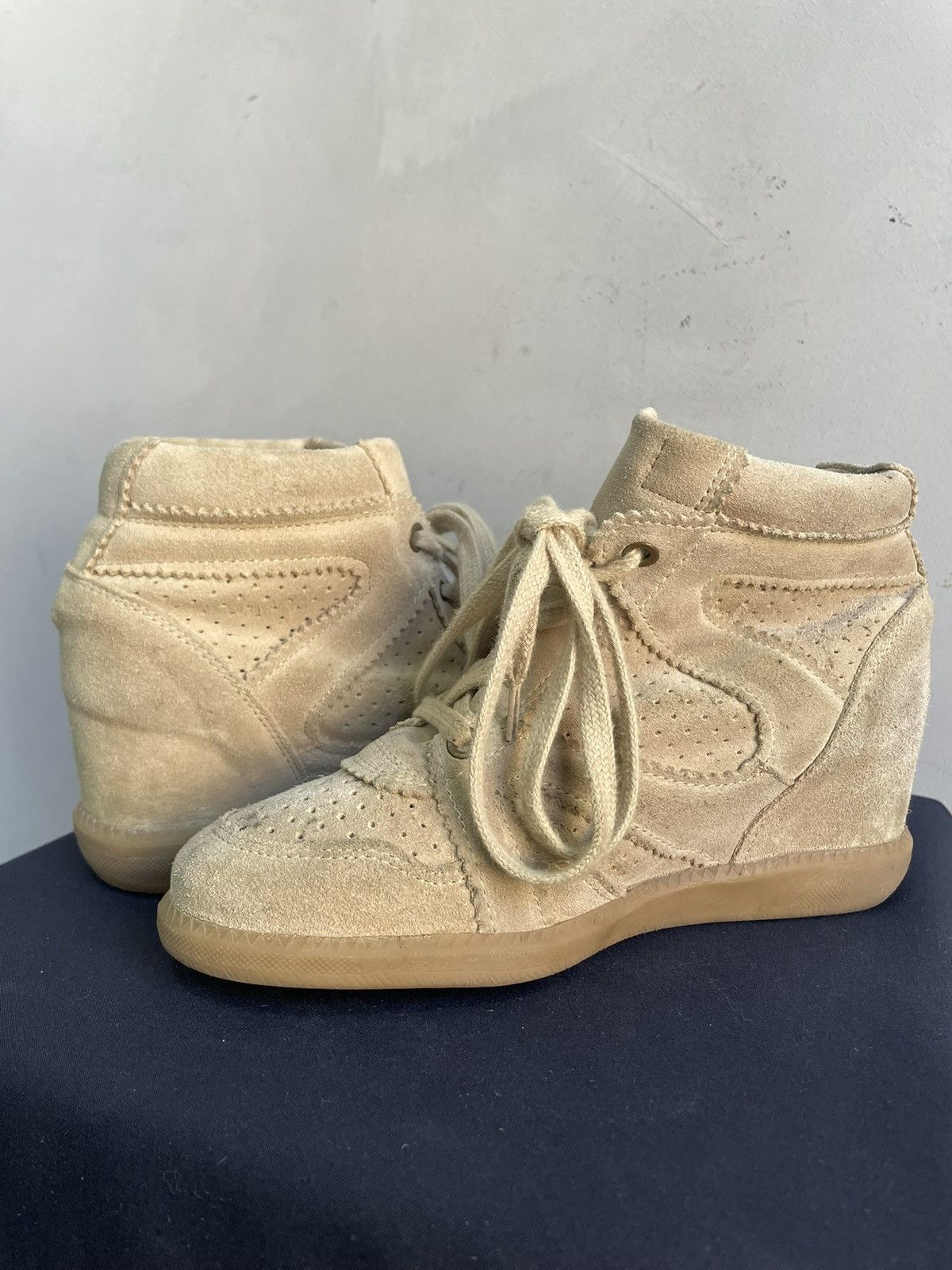 Isabel Marant Isabel Marant Style Sneakers Platform Suede Shoes y2k Size US 7 / IT 37 - 8 Thumbnail