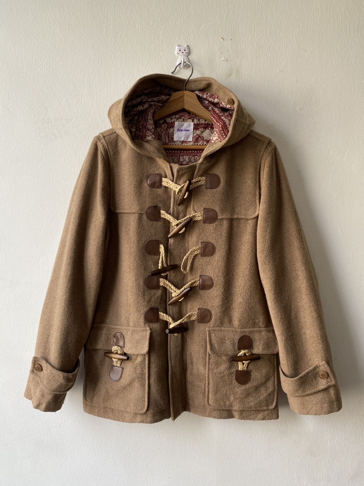 Issey Miyake Net-net Japan By Issey Miyake Wool Duffle Jacket Size US M / EU 48-50 / 2 - 3 Thumbnail