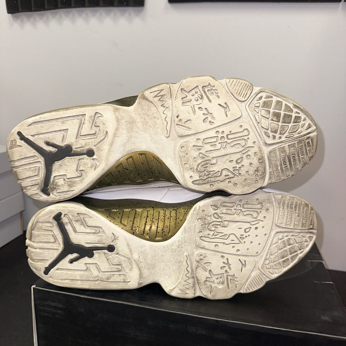 Jordan Brand Size 14 - Nike Air Jordan 9 Retro Statue OG IX White Gold Size US 14 / EU 47 - 5 Thumbnail