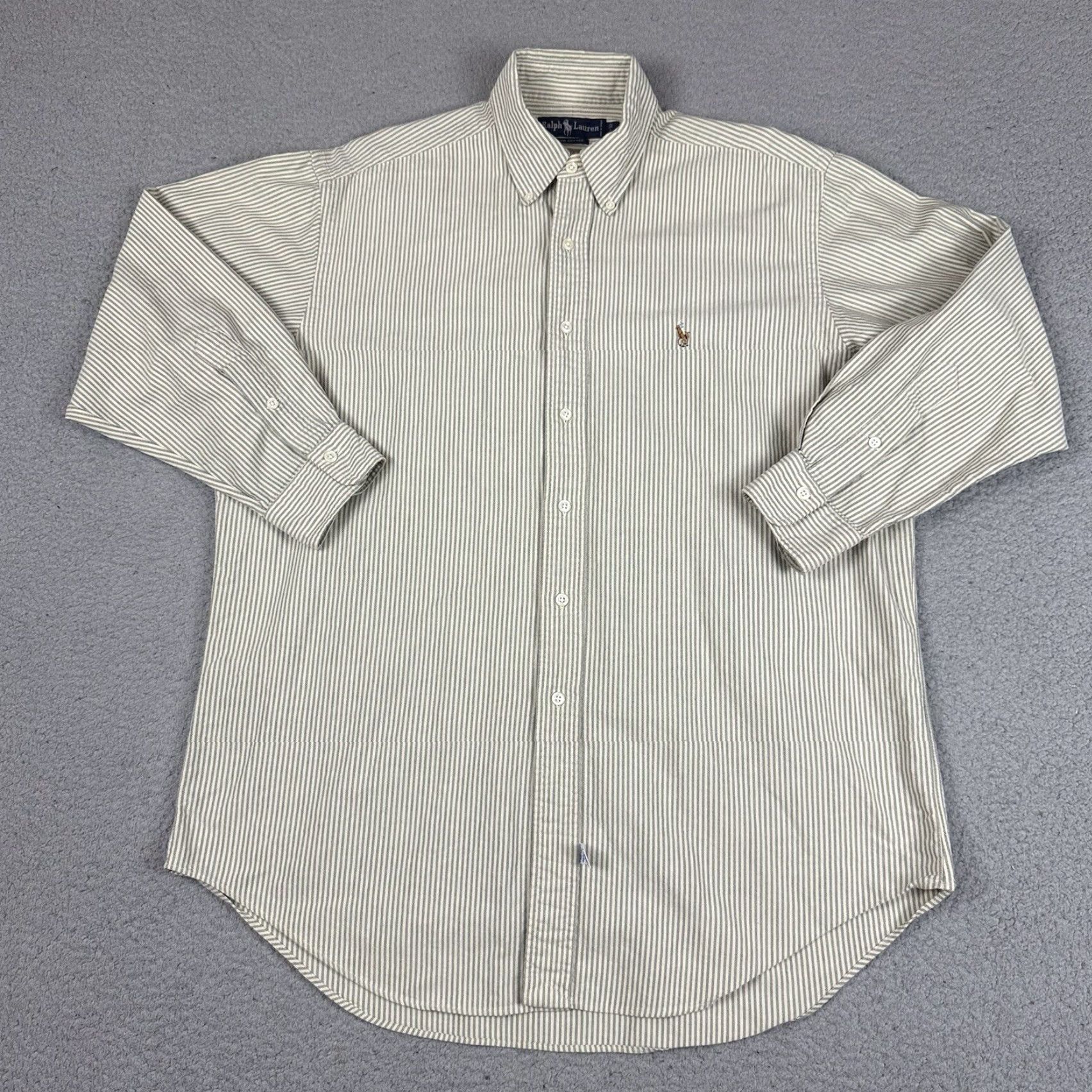 Ralph Lauren Ralph Lauren Shirt Mens 16 32 Multicolor Striped Button-Down Collared Dress Shirt Size US L / EU 52-54 / 3 - 2 Thumbnail