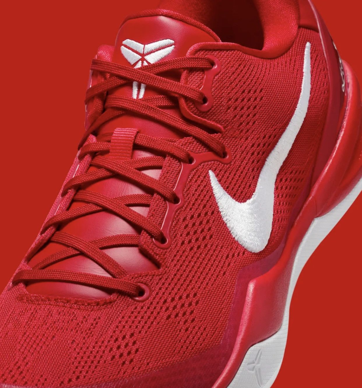 Nike 2024 NIKE KOBE 8 PROTRO UNIVERSITY RED/WHITE (10.5) Size US 10.5 / EU 43-44 - 2 Thumbnail