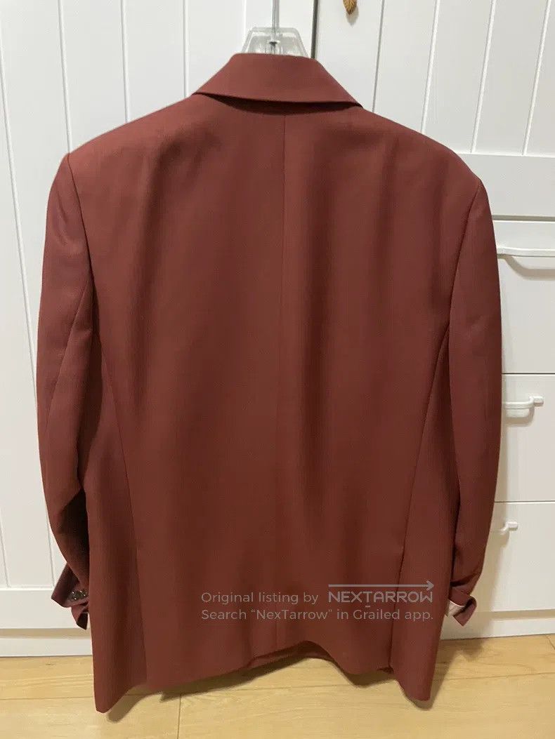 Acne Studios Acne Studios Caramel Red Brown Blazer, oversize fit Size 4XL / US 24-26 - 2 Thumbnail