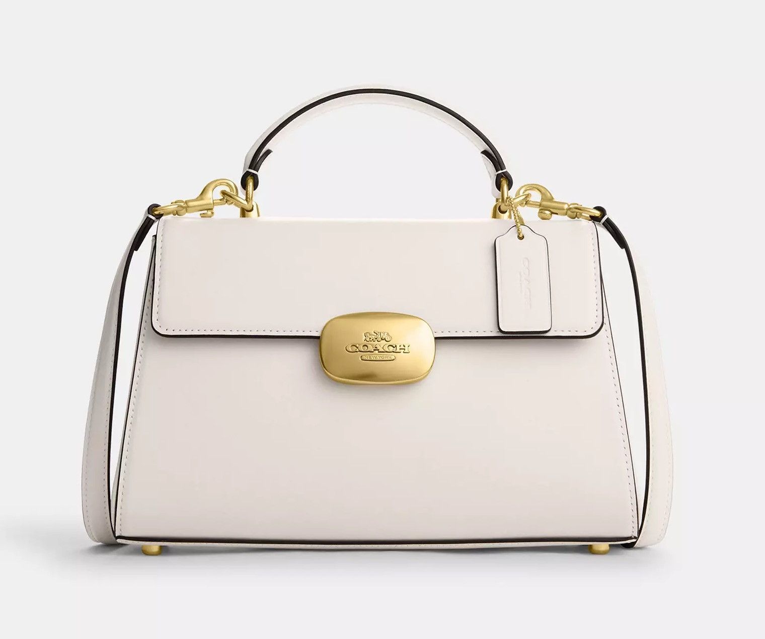 Coach Eliza Top Handle Gold/chalk CP006 Size ONE SIZE - 8 Thumbnail