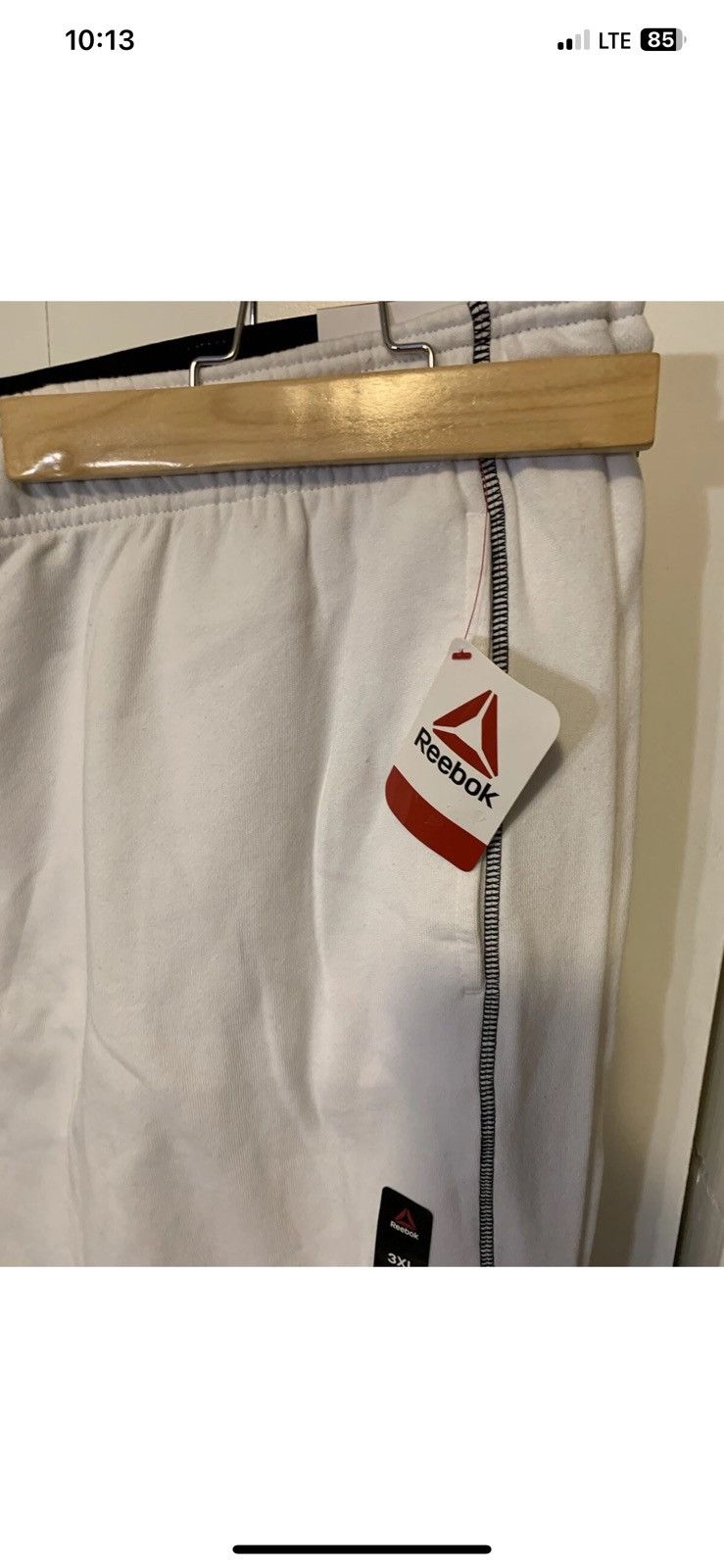 Reebok New Reebok mens sz 3XL cruise control sweatpants white Size US 44 / EU 60 - 4 Thumbnail