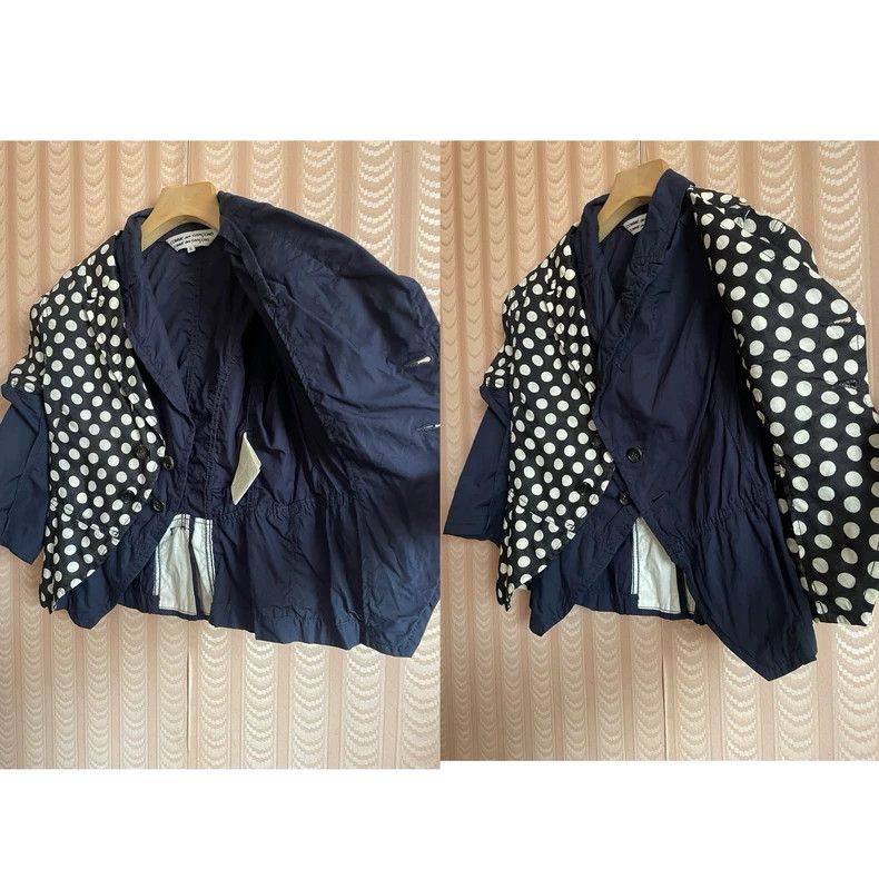 Comme des Garcons Comme Des Garcons Women's linen polka-dot irregularly pane Size S / US 4 / IT 40 - 5 Thumbnail