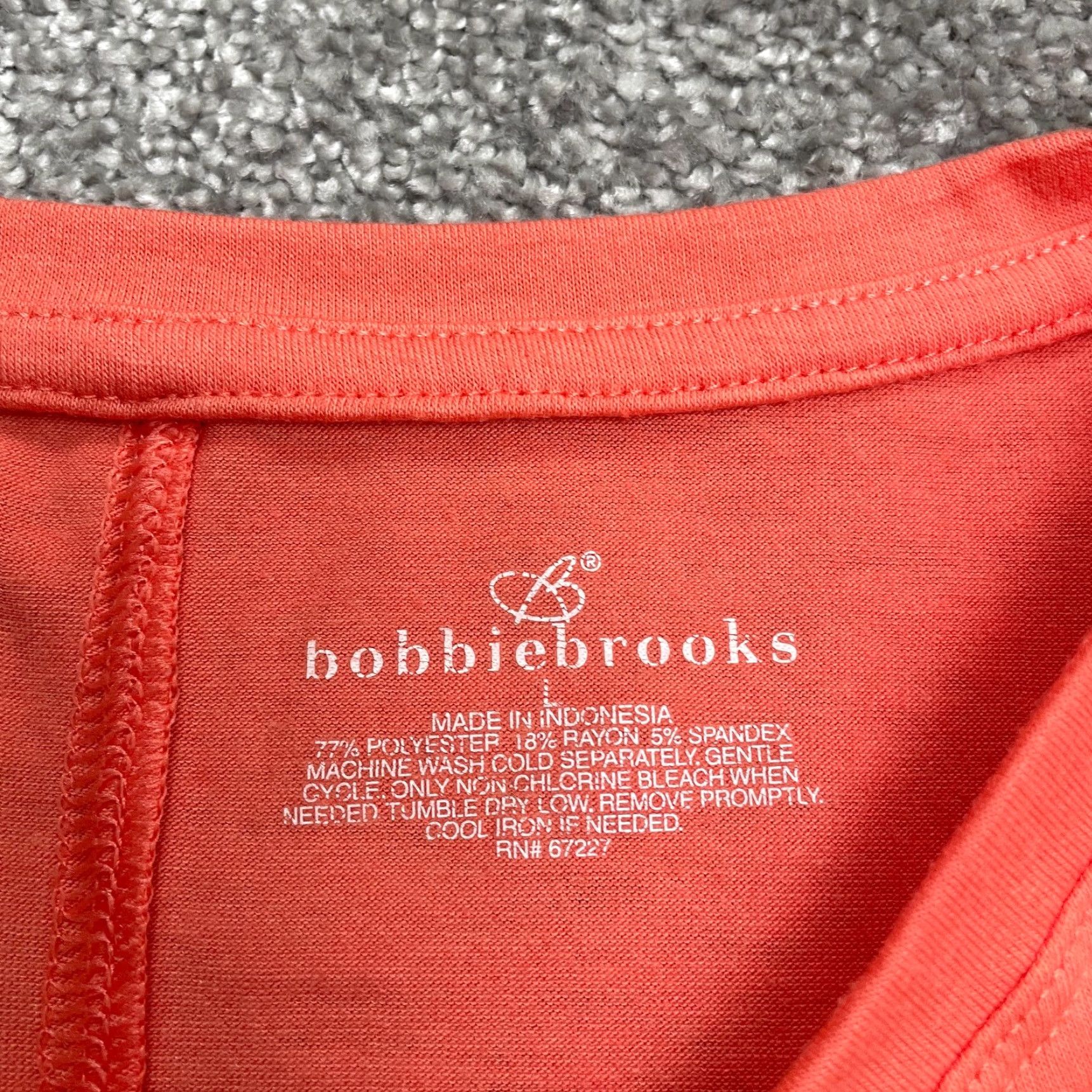 Vintage Bobbie Brooks Basic Tunic Tank Top Womnes Large Orange Sleeveless Slit Tank Casual Shirt Womens L Orange Sleeveless Tunic Bobbie Brooks Size L / US 10 / IT 46 - 6 Thumbnail