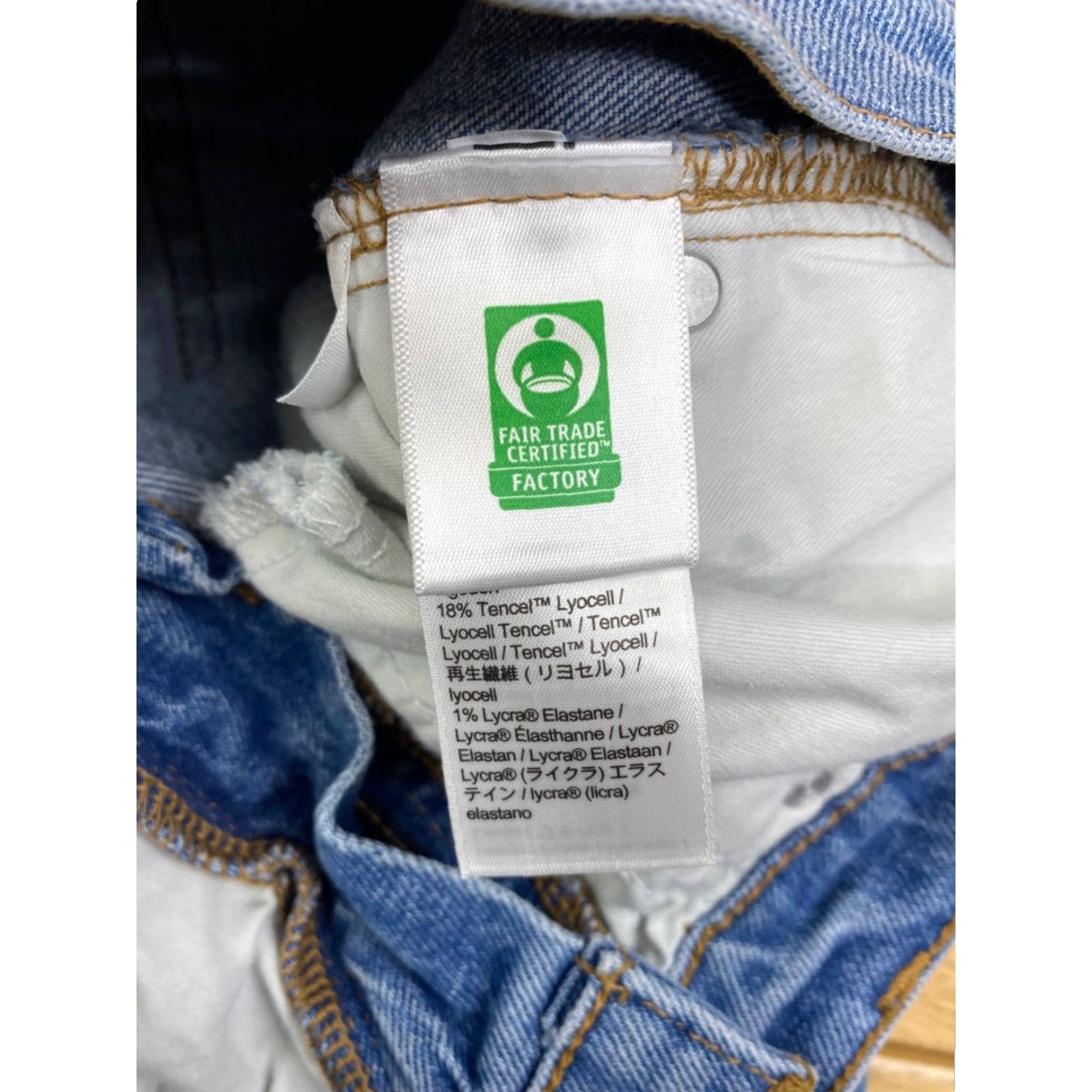 J.Crew J.CREW Jeans Cropped Distressed Stretch Blue 25P Petite Womens Casual Denim Jeans #9985 Size 42" / US 20 - 4 Thumbnail