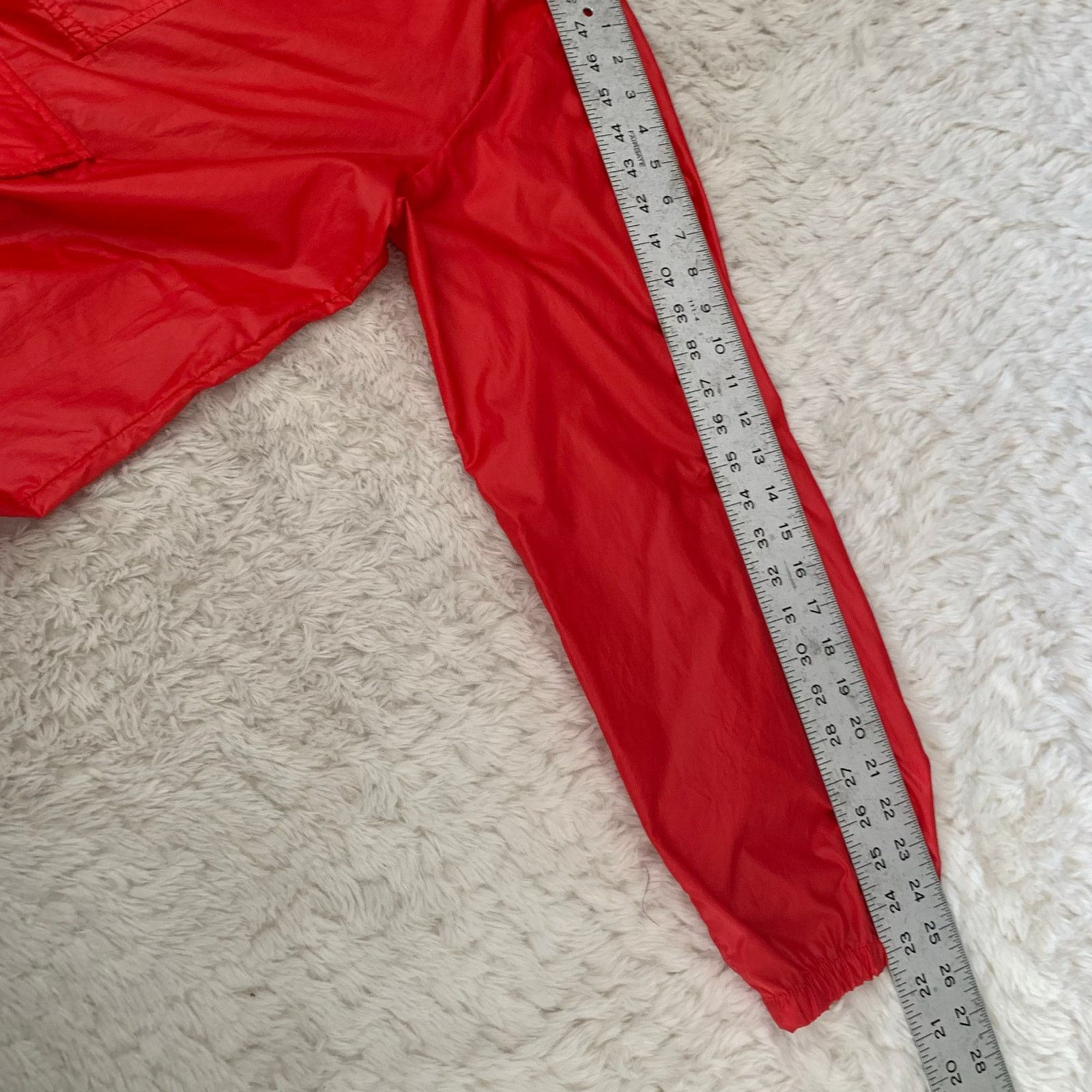 Gap Vintage 1980s Gap Red Windbreaker Poncho Size US M / EU 48-50 / 2 - 8 Thumbnail