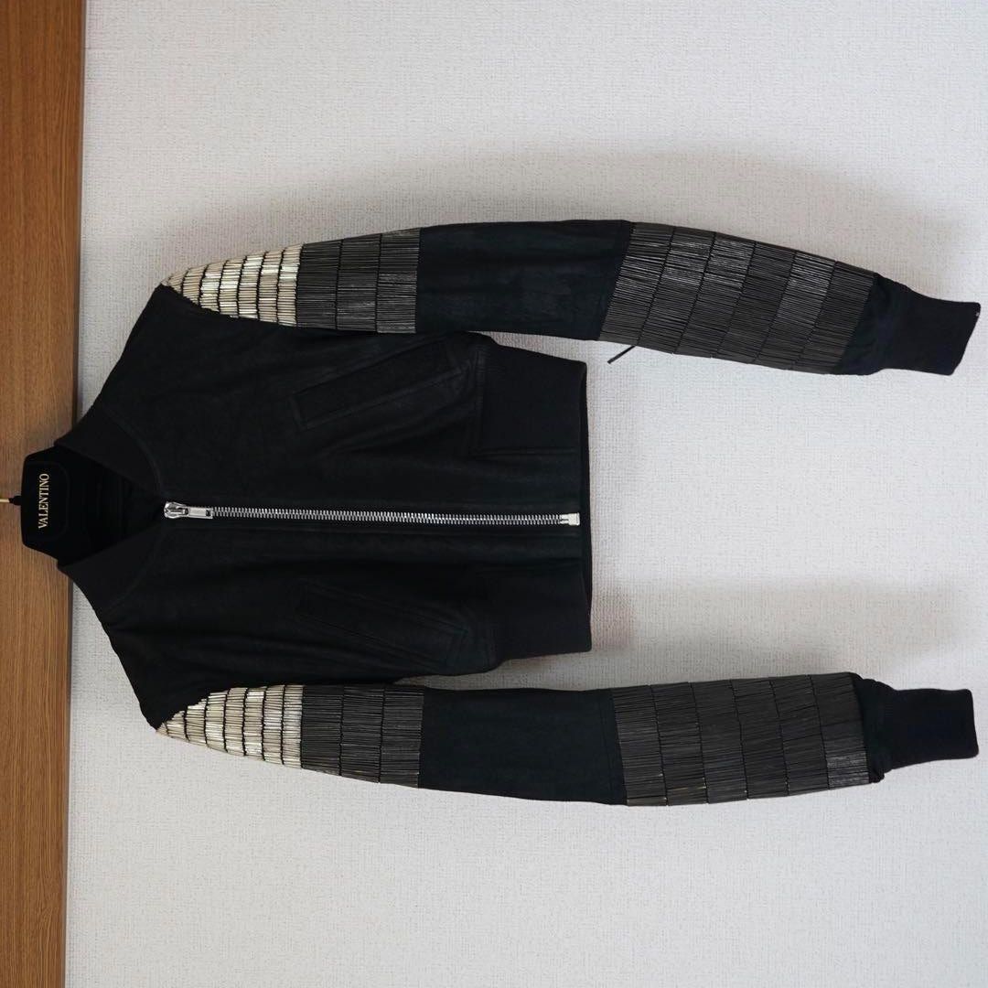 Rick Owens SS17 Sequin cropped bomber Size XS / US 0-2 / IT 36-38 - 1 Thumbnail