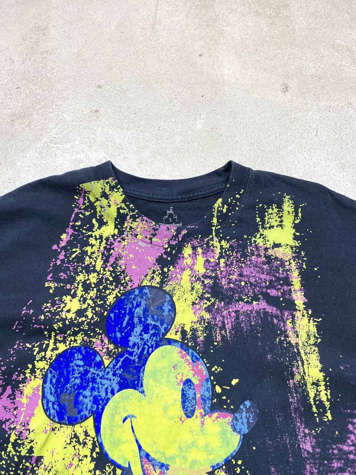 Disney Vintage 00’s Mickey Mouse Disnay Full Print T Shirt Velour Size US L / EU 52-54 / 3 - 2 Thumbnail