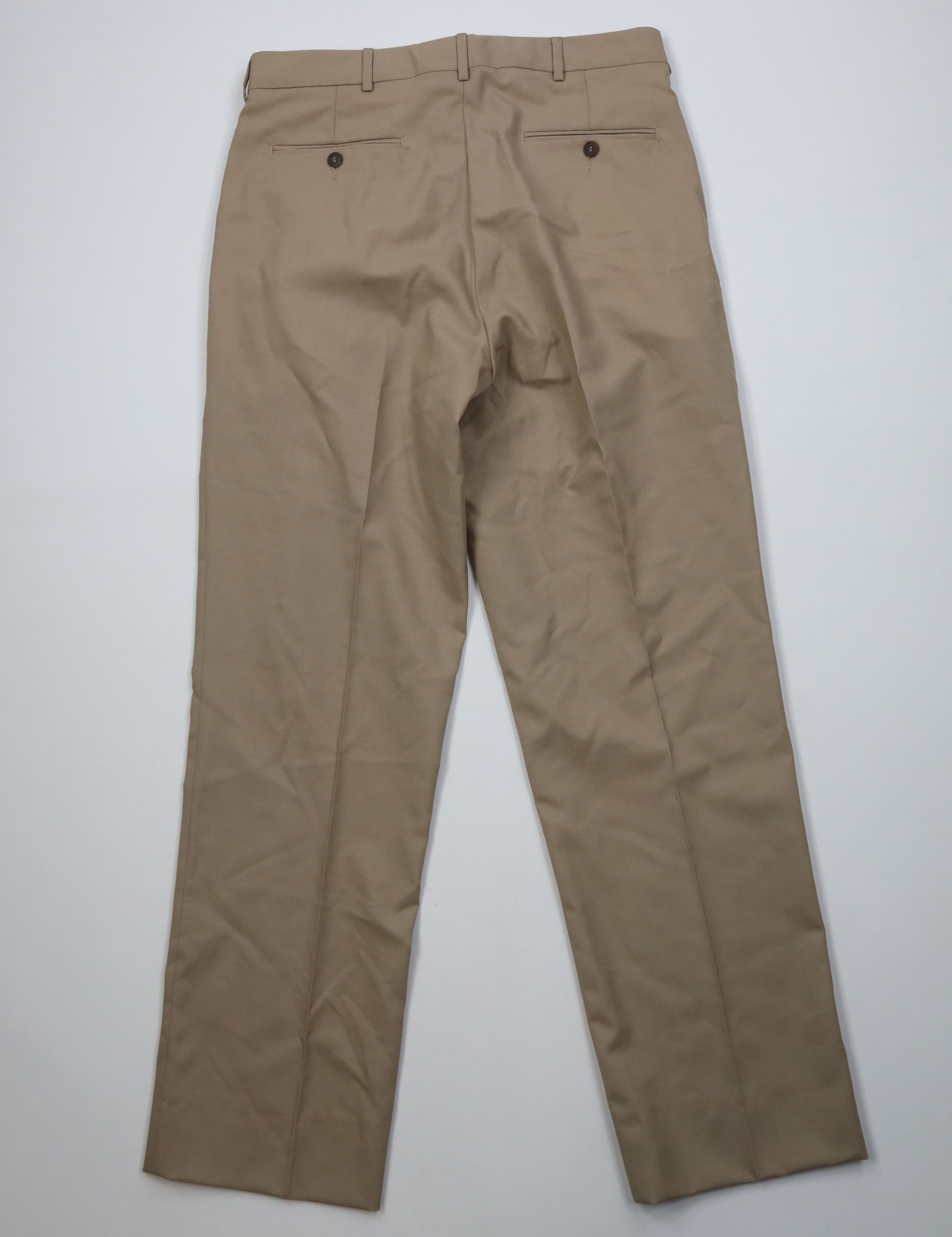 Vintage Vintage 90s Streetwear Wool Pleated Wide Leg Chino Pants Size US 34 / EU 50 - 11 Thumbnail