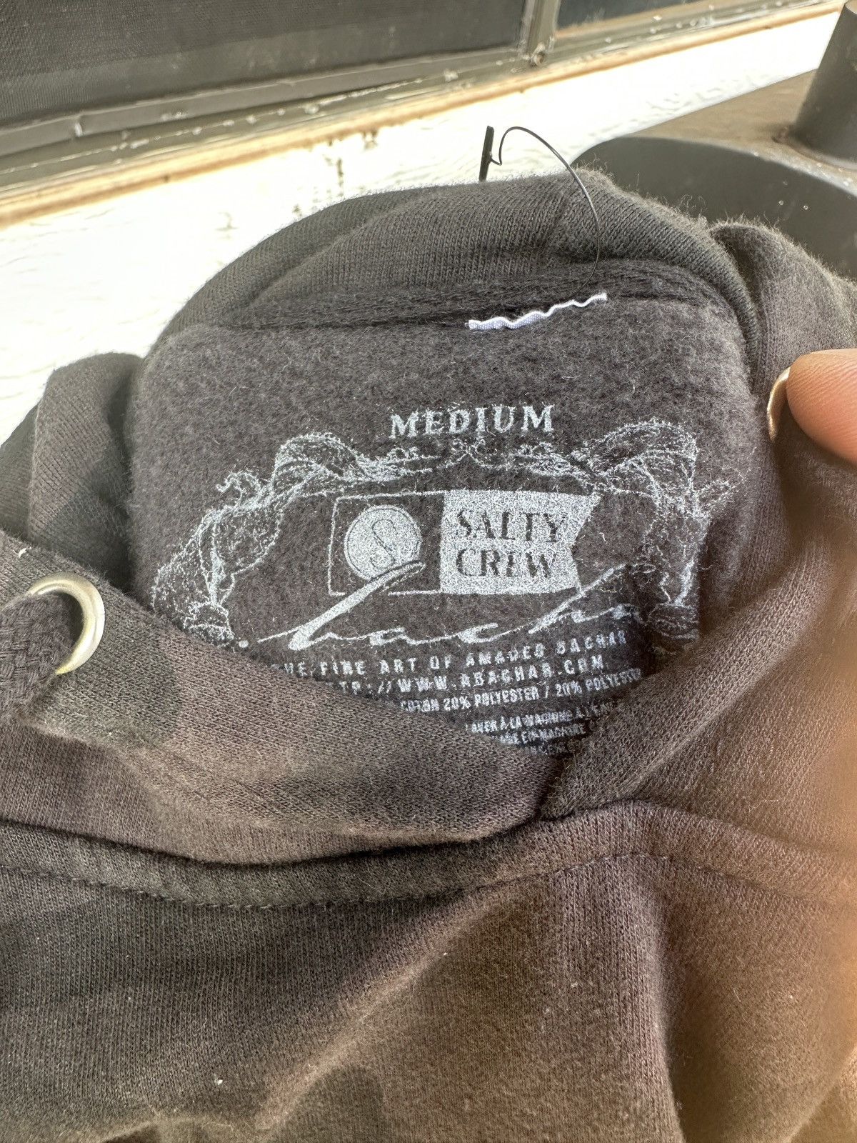 Other Salty Crew Hoodie Men's M Black Hooded Sweatshirt Jacket Size US M / EU 48-50 / 2 - 5 Thumbnail