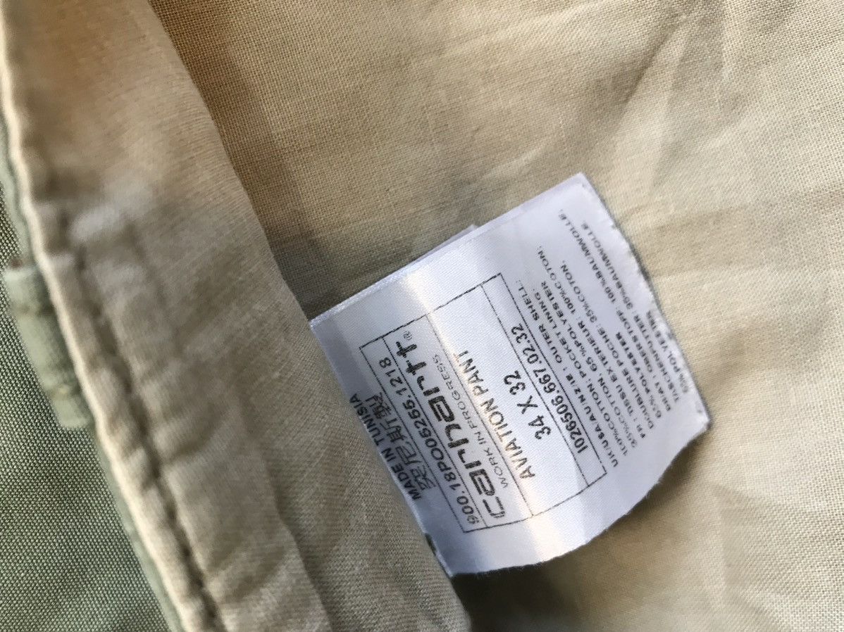Carhartt × Vintage Vintage Carhartt (WIP) military Ripstop cargo pant Size US 38 / EU 54 - 6 Thumbnail