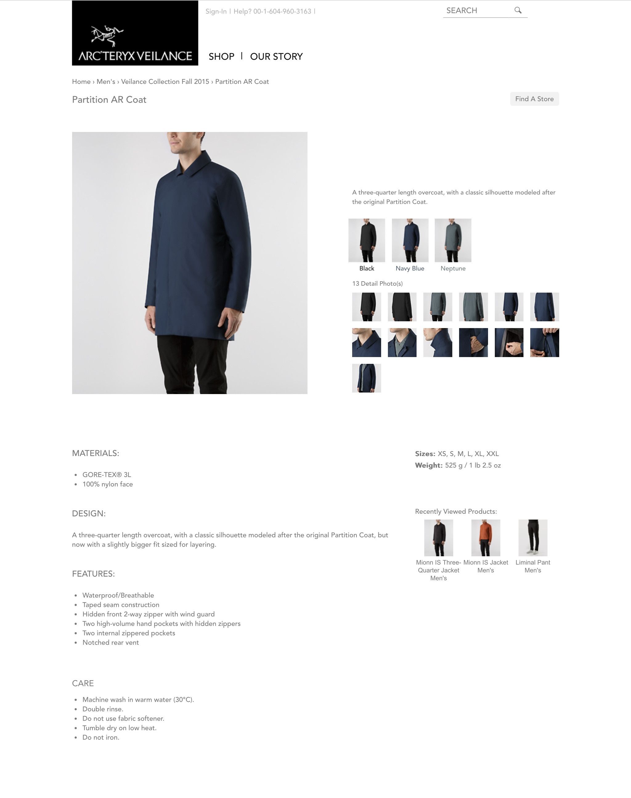 Veilance Partition AR Coat 🇨🇦 Size US XL / EU 56 / 4 - 11 Thumbnail