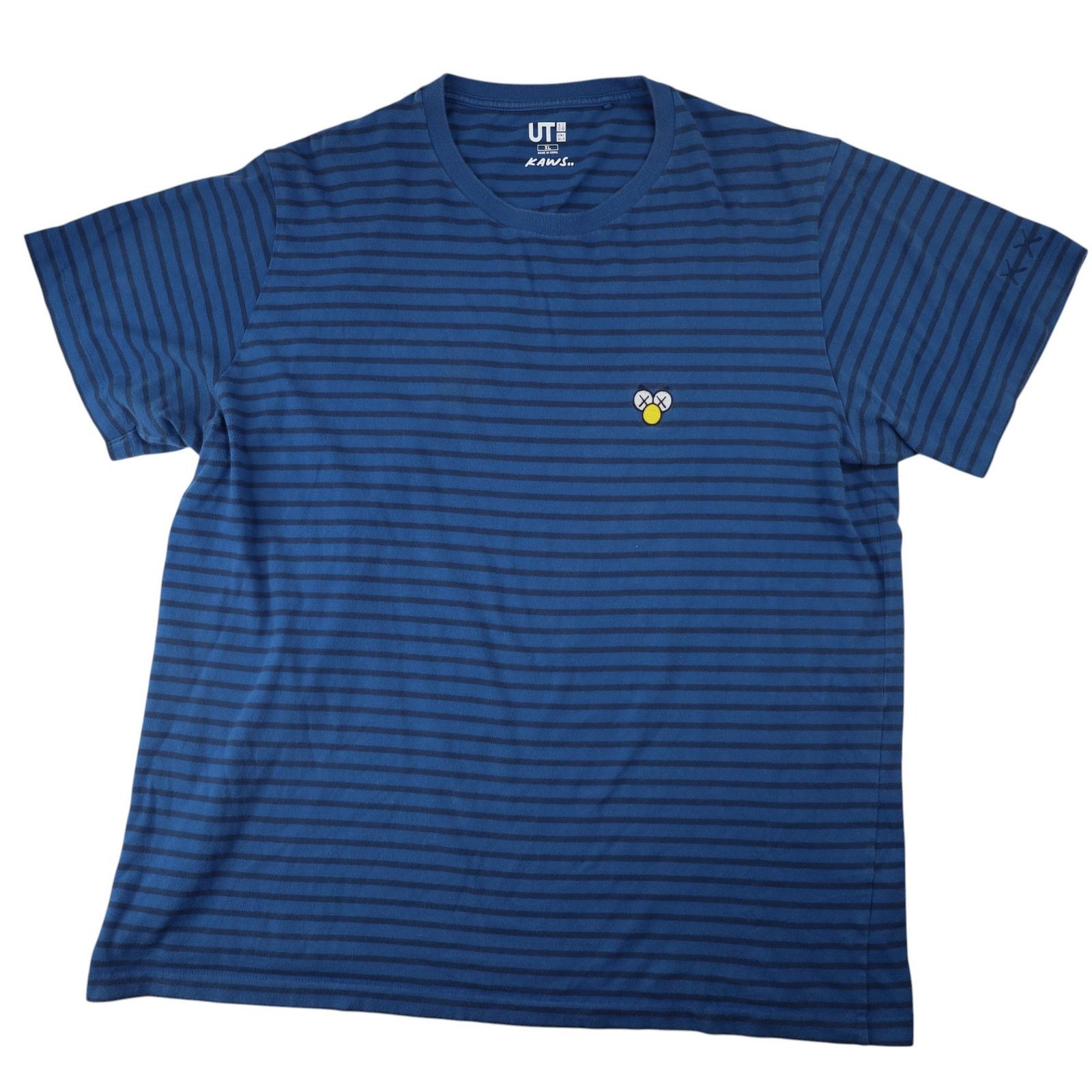 Kaws × Uniqlo Uniqlo x Kaws Elmo Striped T Shirt Size US XL / EU 56 / 4 - 1 Thumbnail