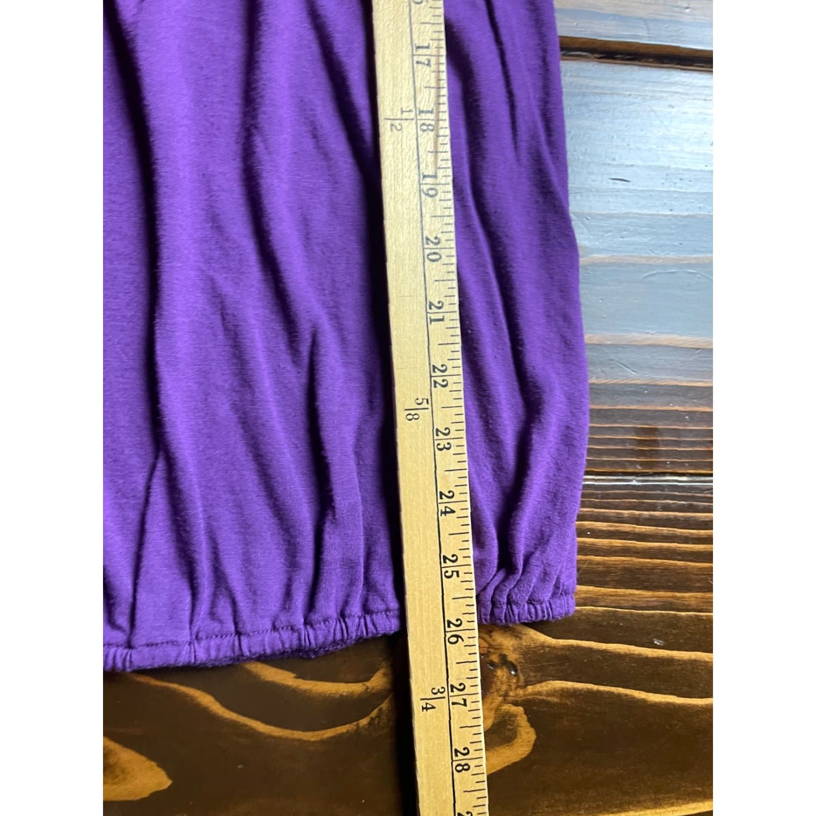 Old Navy Old Navy Tank Top Women's Size Small Purple Ruffled Spaghetti Strap Sleeveless Size S / US 4 / IT 40 - 4 Thumbnail