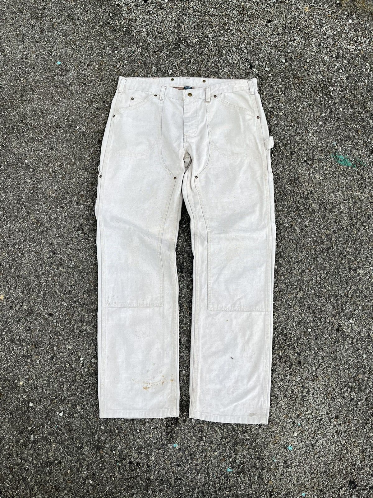 RRL Ralph Lauren RARE‼️Vintage Polo Ralph Lauren Double Knee Workwear Pants Size US 34 / EU 50 - 1 Thumbnail