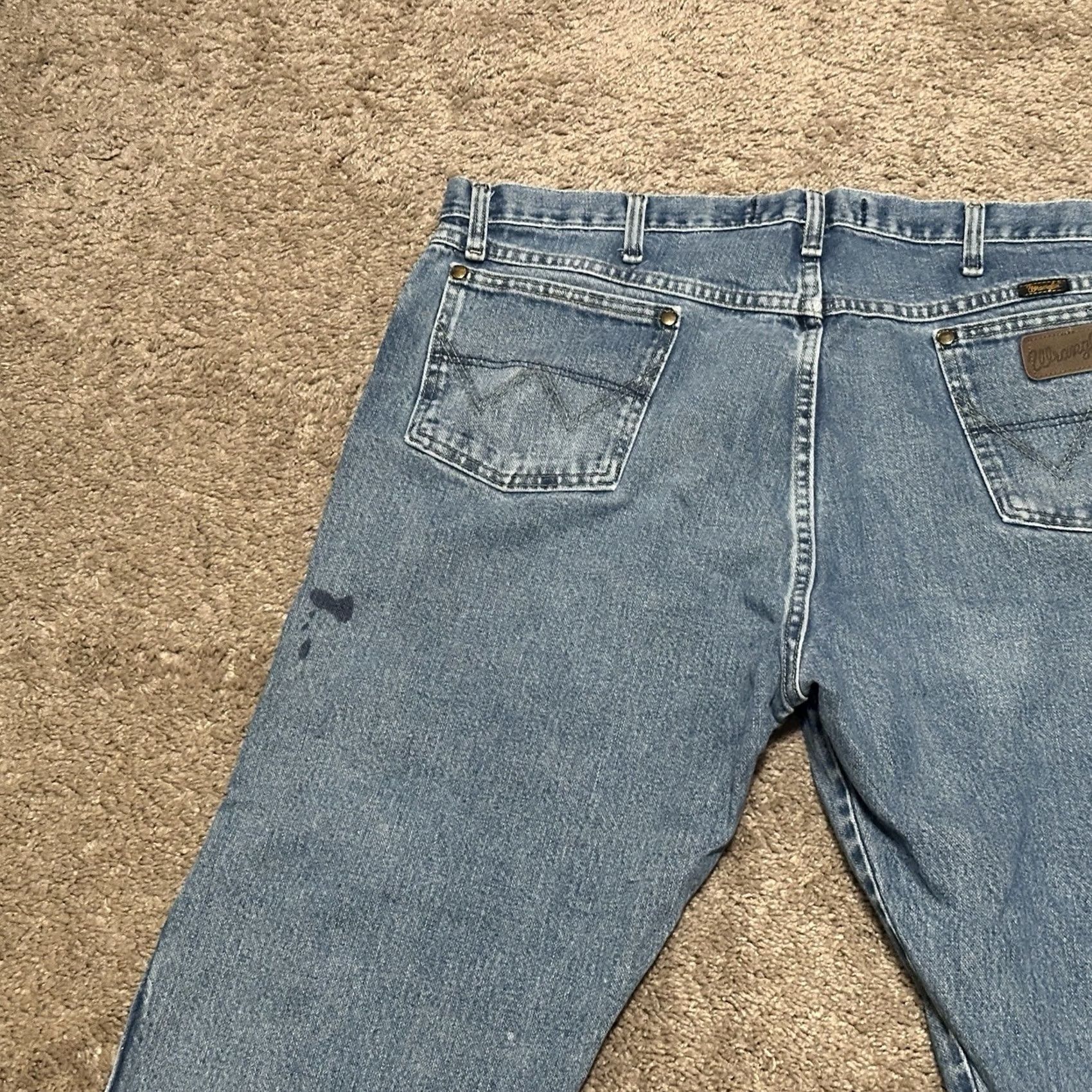 Wrangler Wrangler George Strait Collection Cowboy Jeans 40x32 Boot Cut Denim Blue Mens Size US 40 / EU 56 - 6 Thumbnail