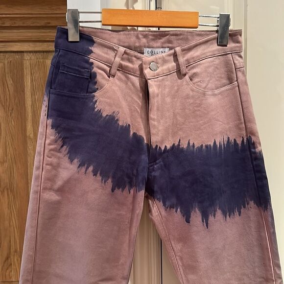 Collina Strada SSENSE COLLINA STRADA tie dye straight leg jeans small Size 27" / US 4 / IT 40 - 3 Thumbnail